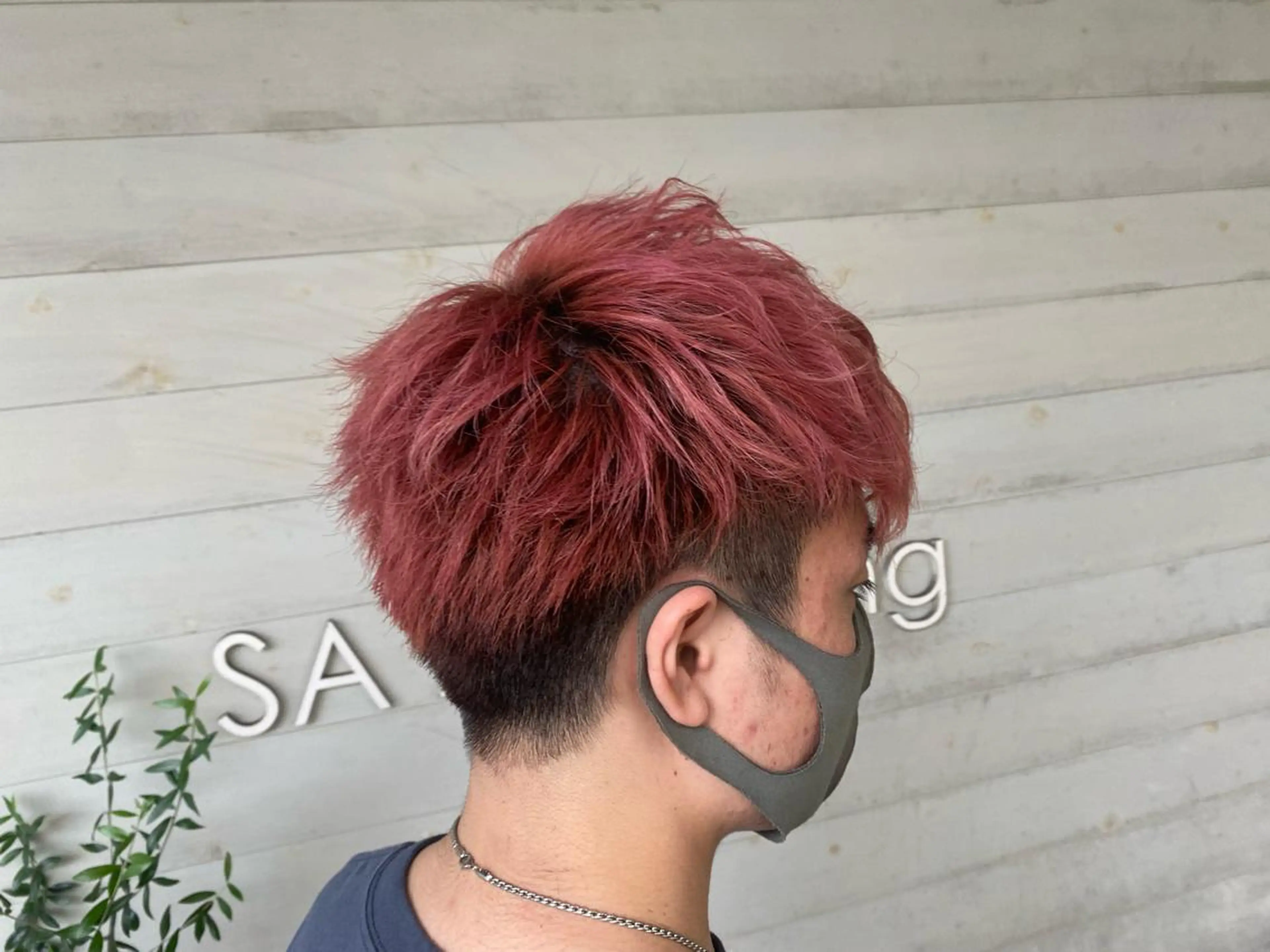 ショート カラー メンズ ヘアカラー Soul eater KANATAのヘアスタイル