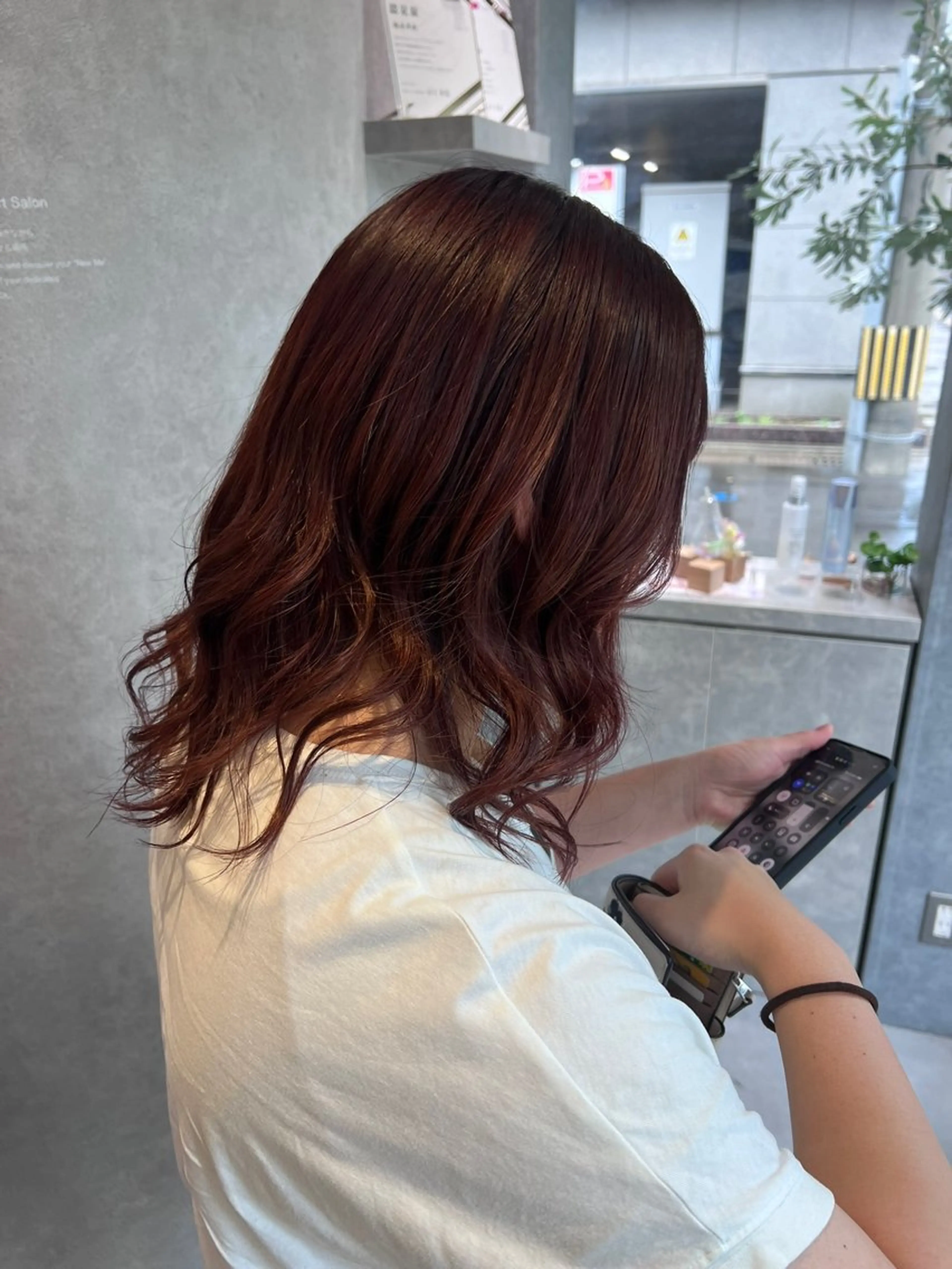 ミディアム カラー ヘアカラー SOL しゅのんのヘアスタイル