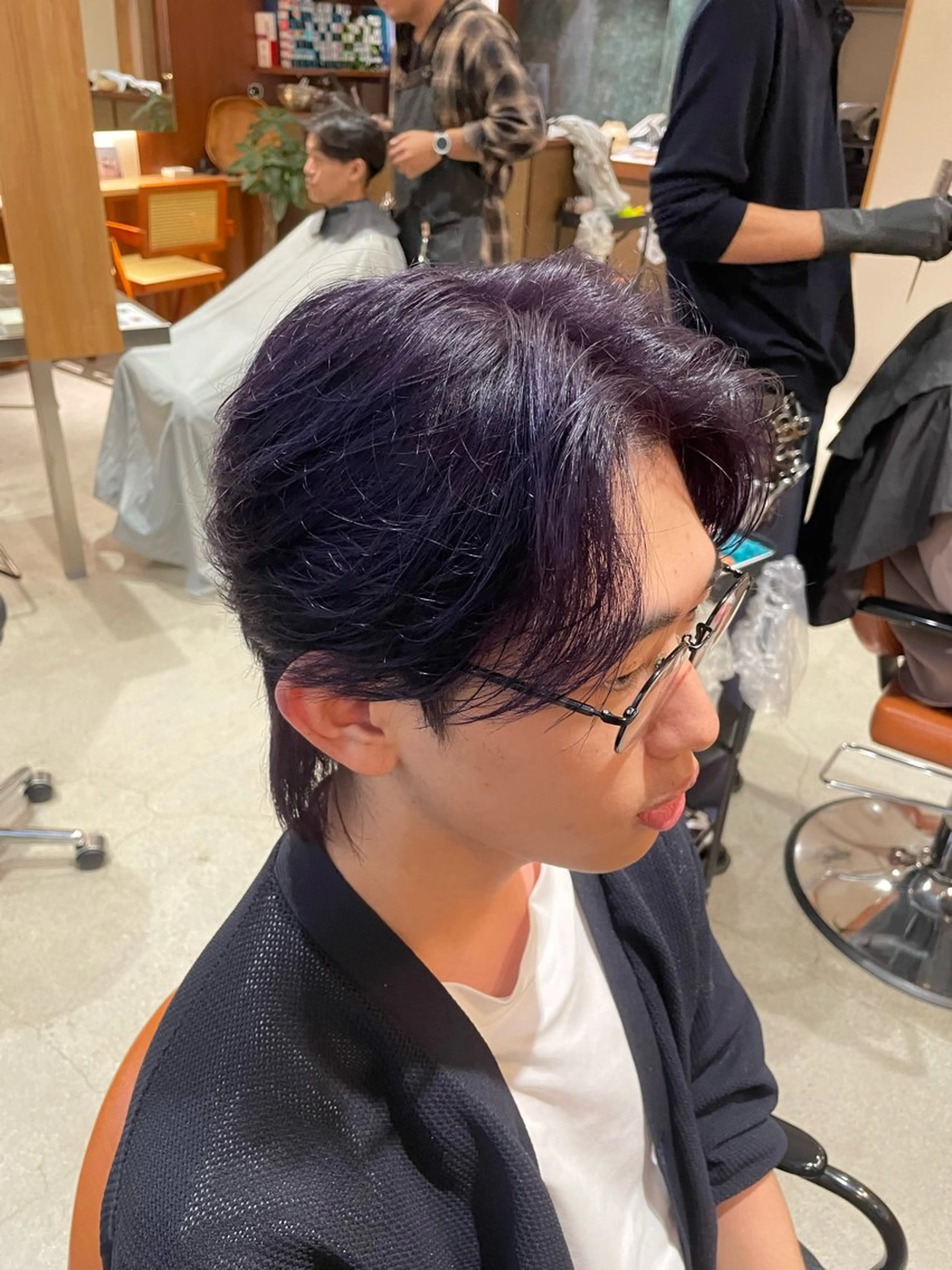 メンズ カット ヘアカラー itsuki ／ 曲がる縮毛矯正のヘアスタイル