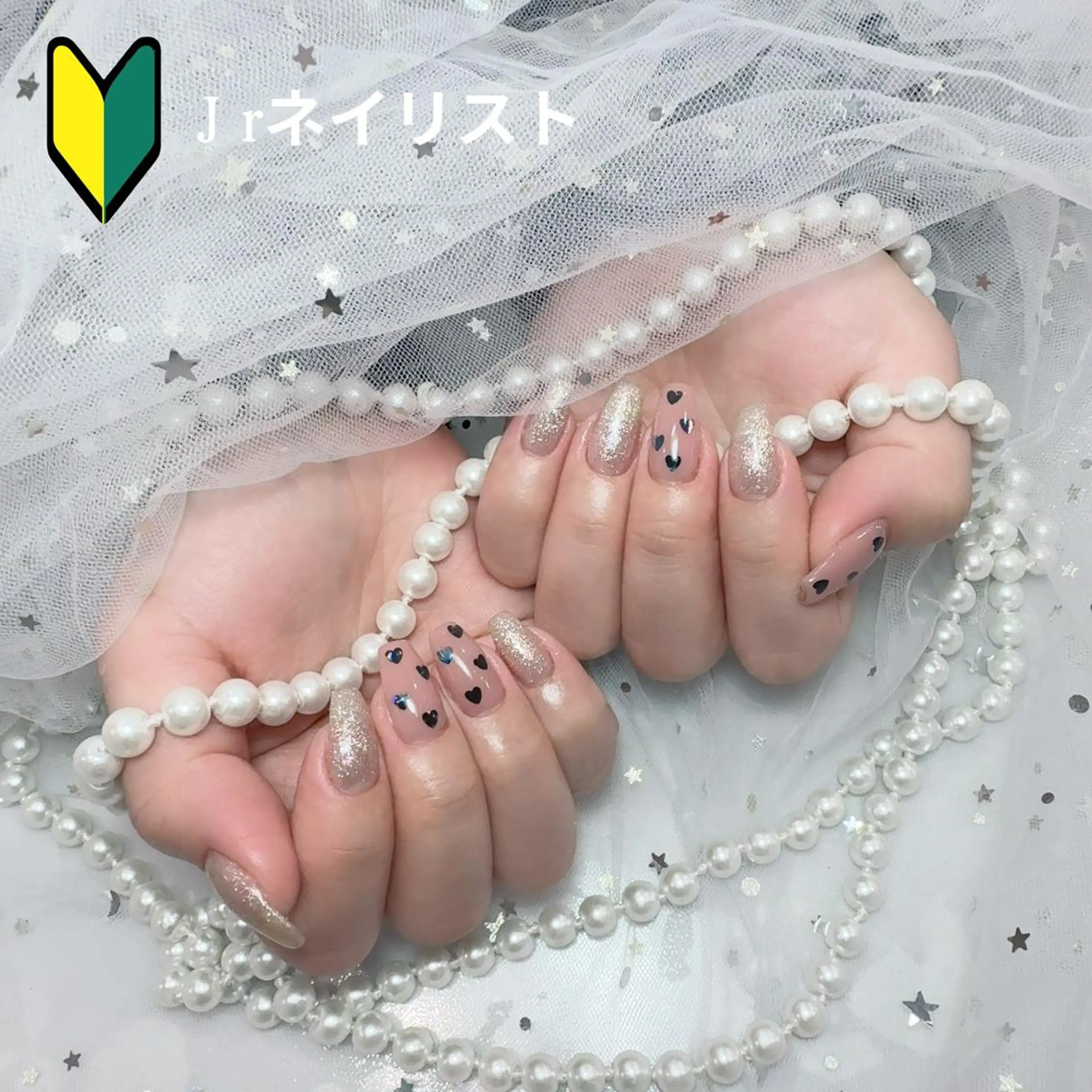 ネイル アートネイル フラッシュネイル ジェルネイル 氷ネイル・うるうるネイル キラキラネイル ハンドネイル M2 BEAUTY Rionのネイルデザイン