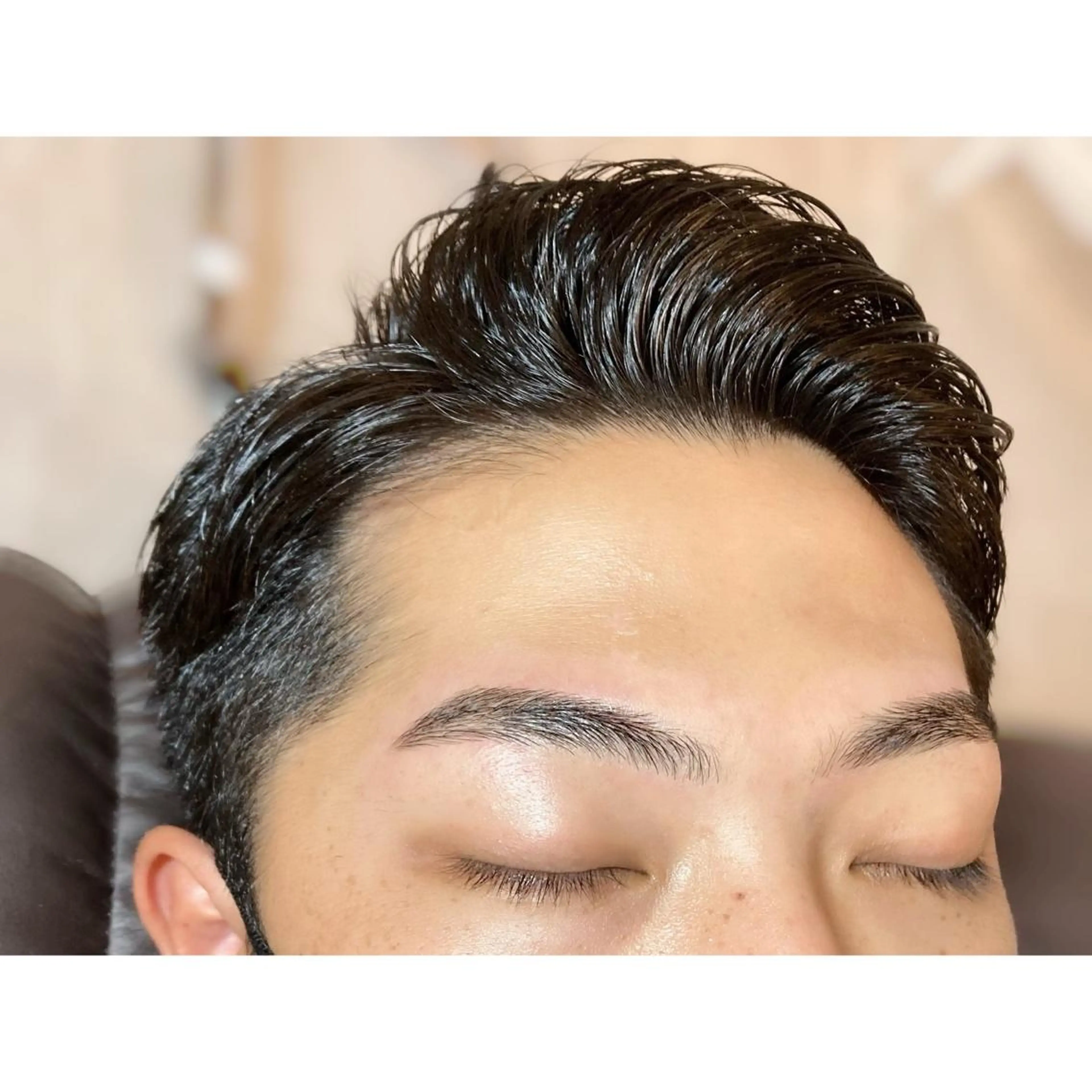メンズ アイブロウ メンズパーマ 眉カラー メンズアイブロウ salon de beauteJoieのマツエク・マツパデザイン