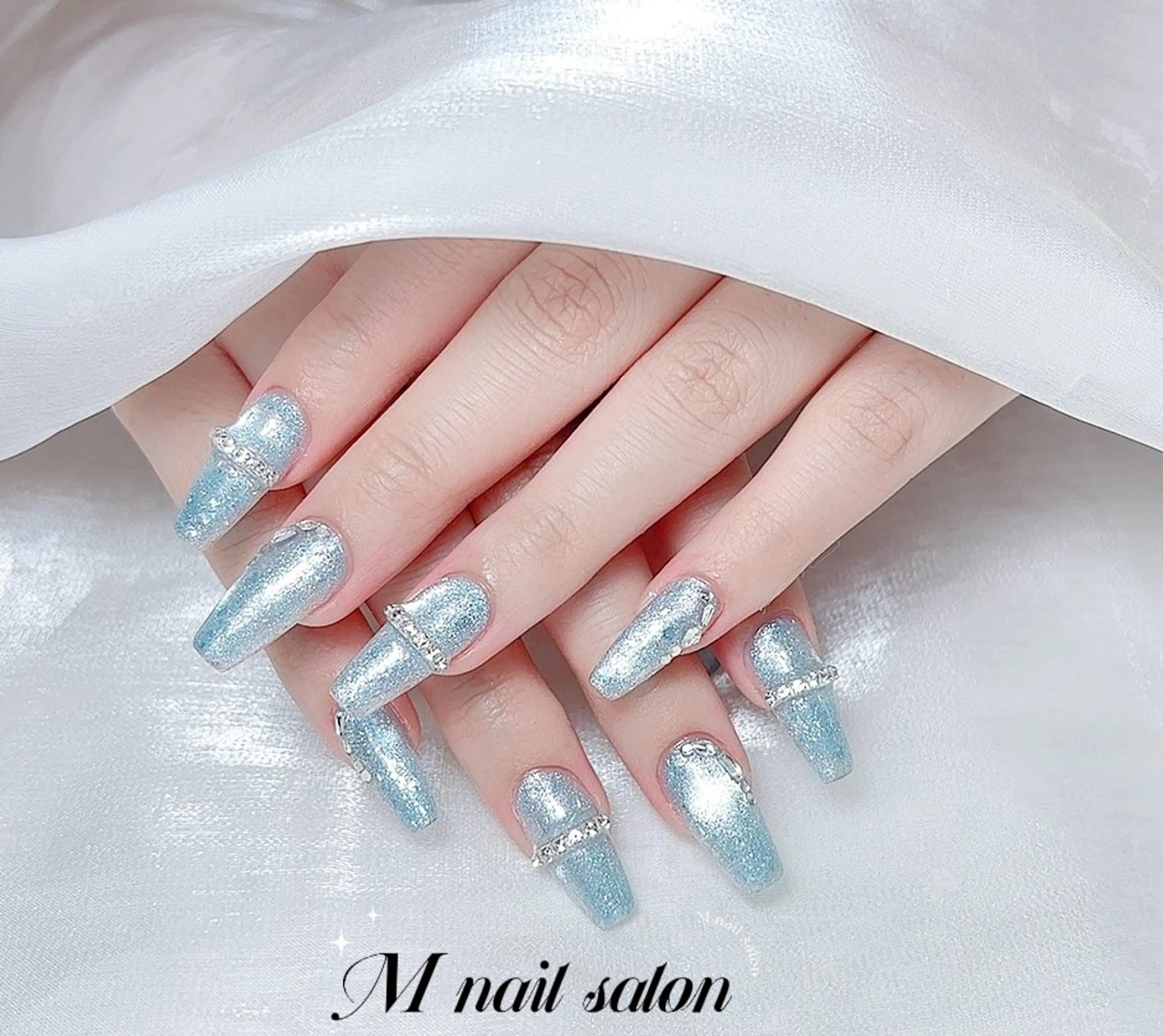 ネイル ハンドネイル M🌷nail 長さだし専門店のネイルデザイン