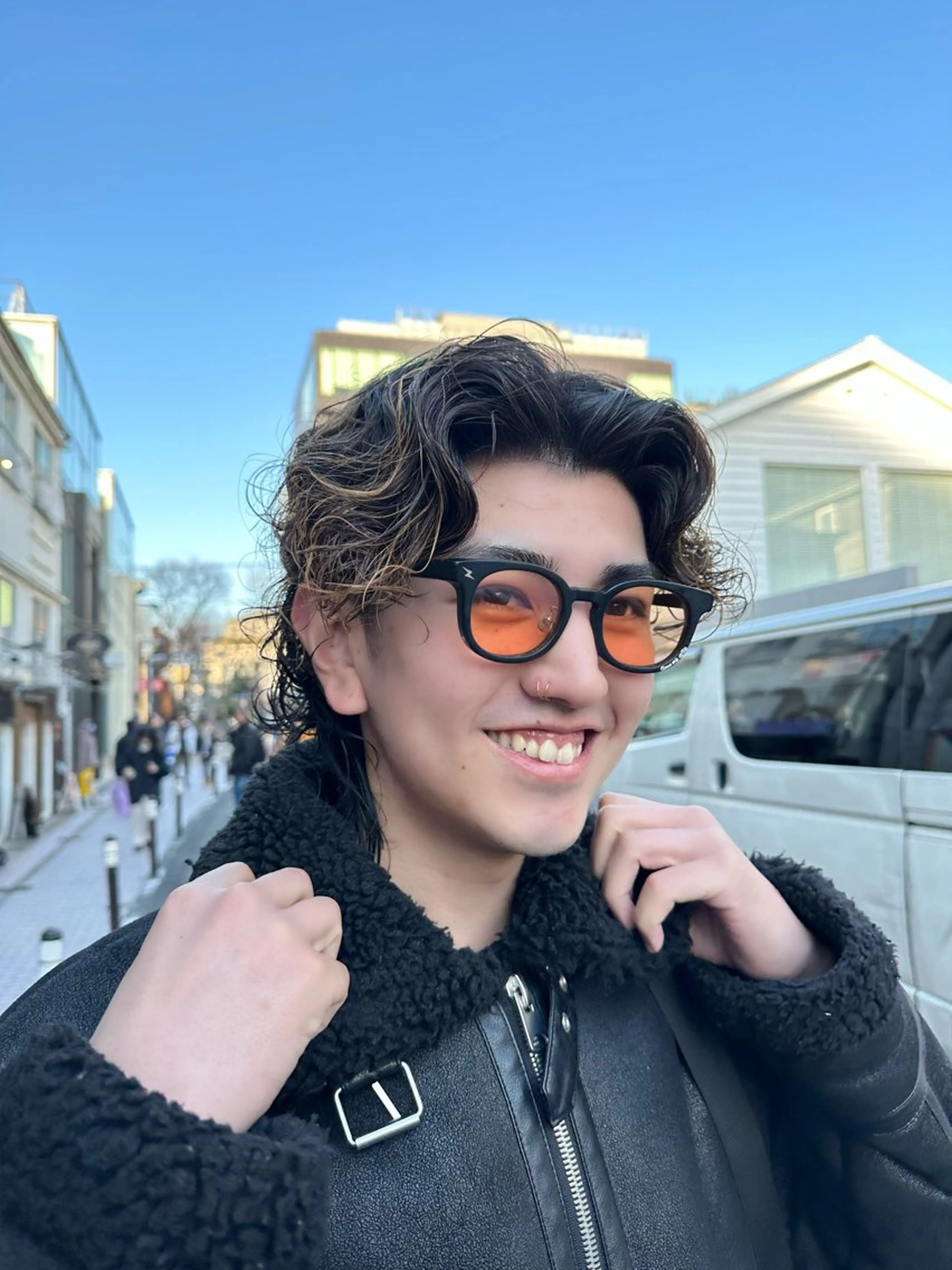 ミディアム パーマ カット パーマ 🔥メンズ/パーマ 🔥表参道/谷のヘアスタイル