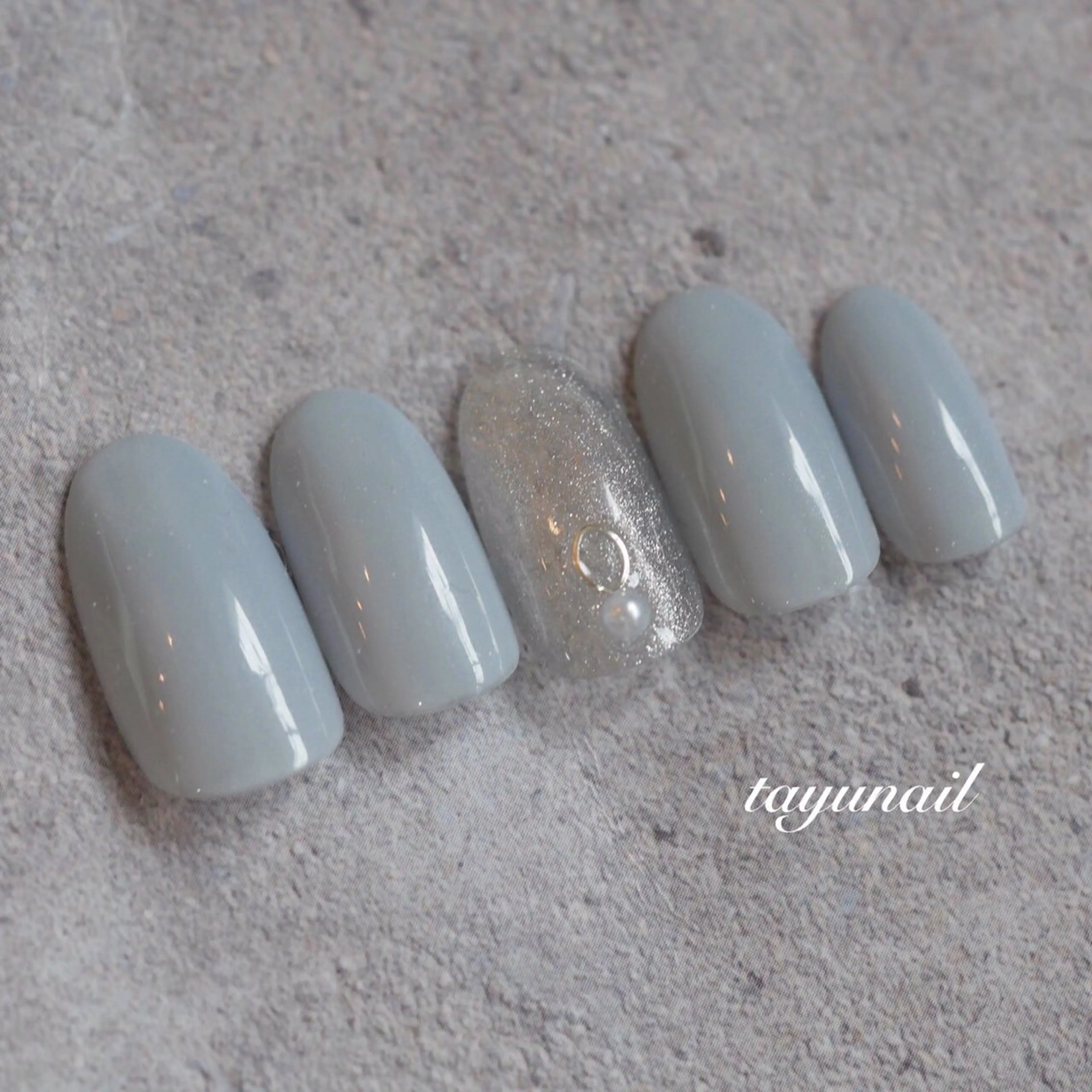 ネイル アートネイル ジェルネイル パラジェル シンプルネイル 春ネイル ハンドネイル ネイルサロン・ネイルスクール たゆnail所属・ネイルサロン 【たゆnail】のネイルデザイン