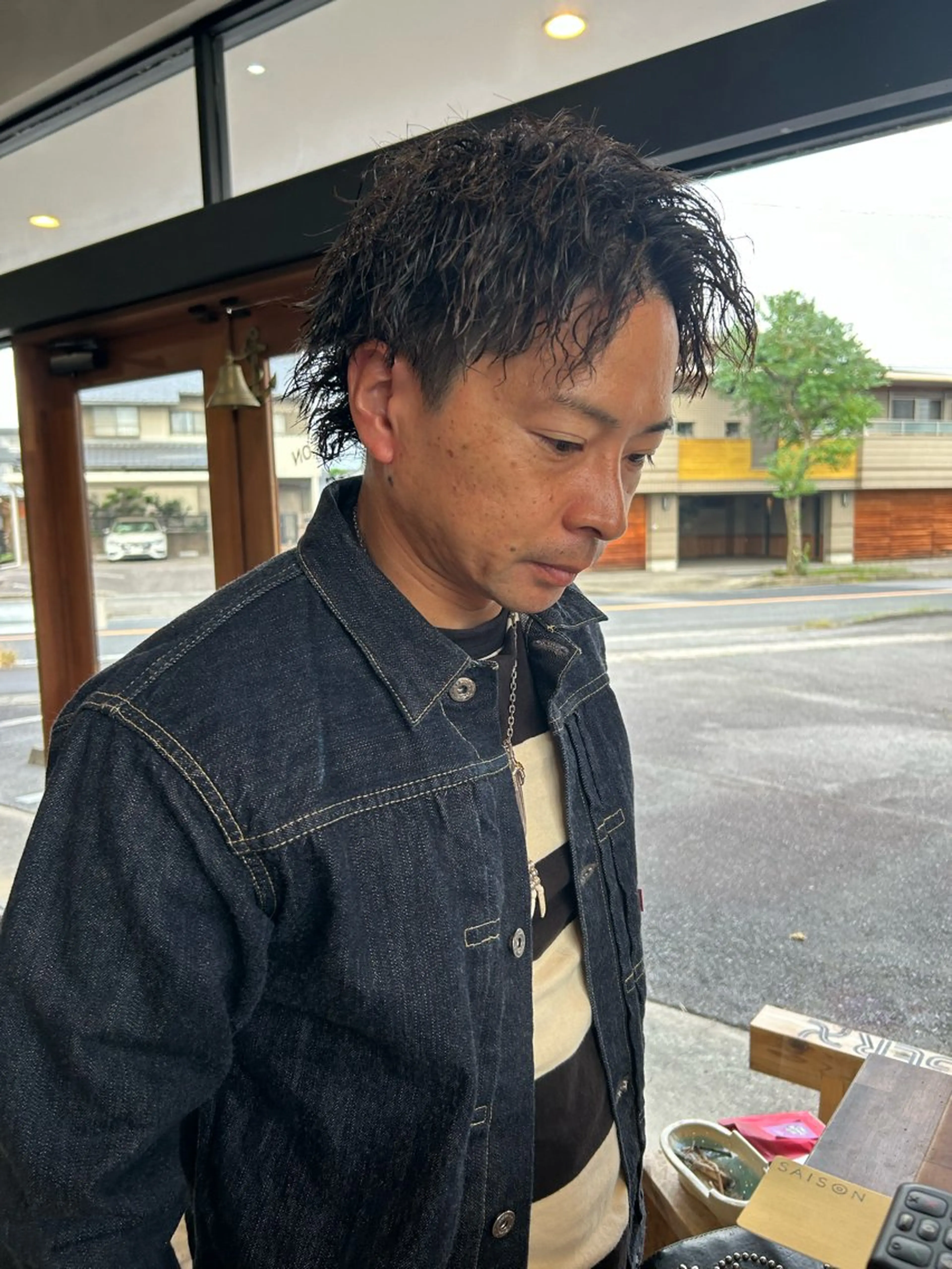 ショート パーマ メンズ メンズパーマ カット パーマ 🇺🇸メンズ特化 KYOYA💈のヘアスタイル