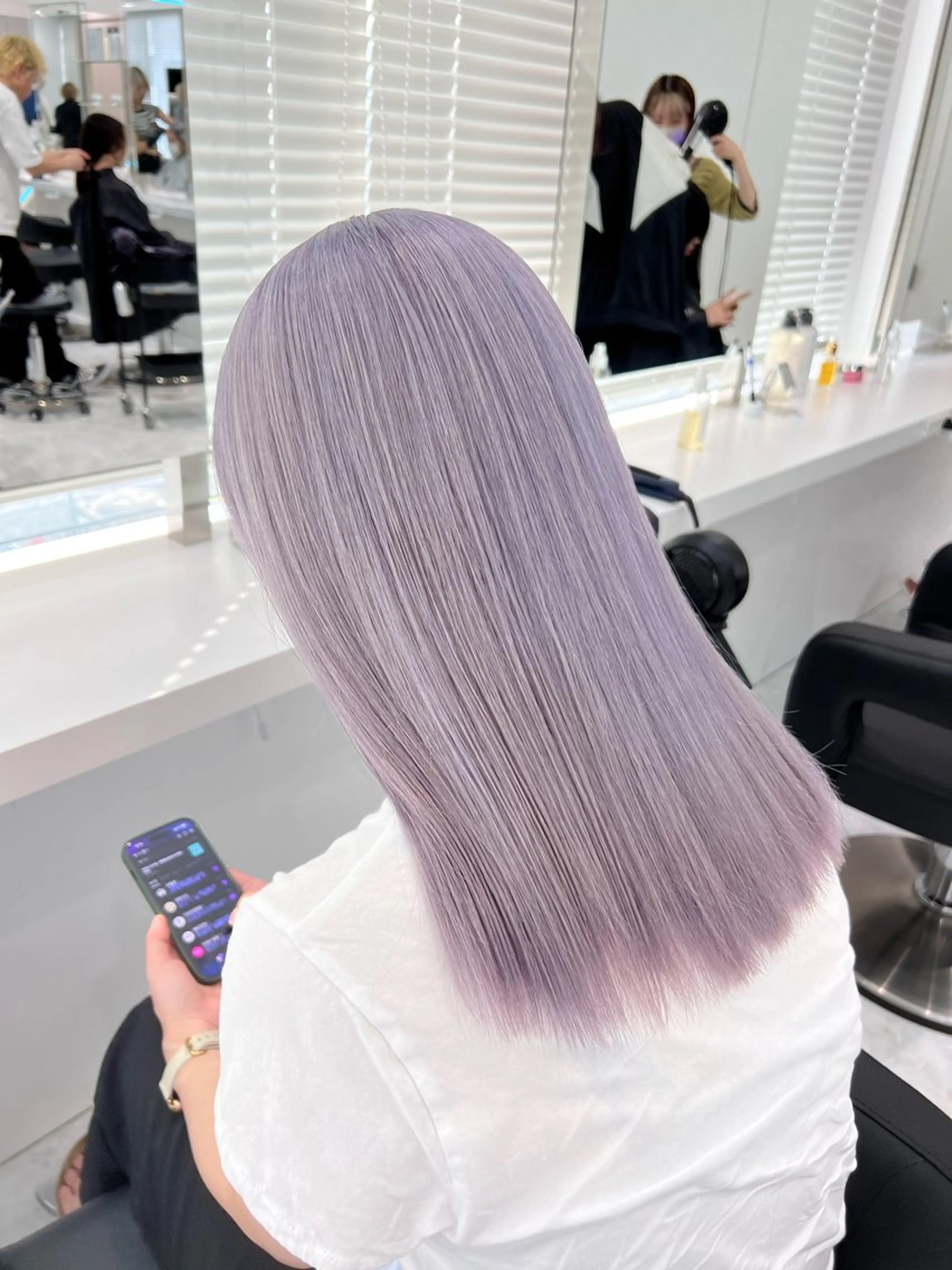 ミディアム カラー ヘアアレンジ ヘアカラー トリートメント レイヤー/艶ベージュ /🎀Saki🎀のヘアスタイル