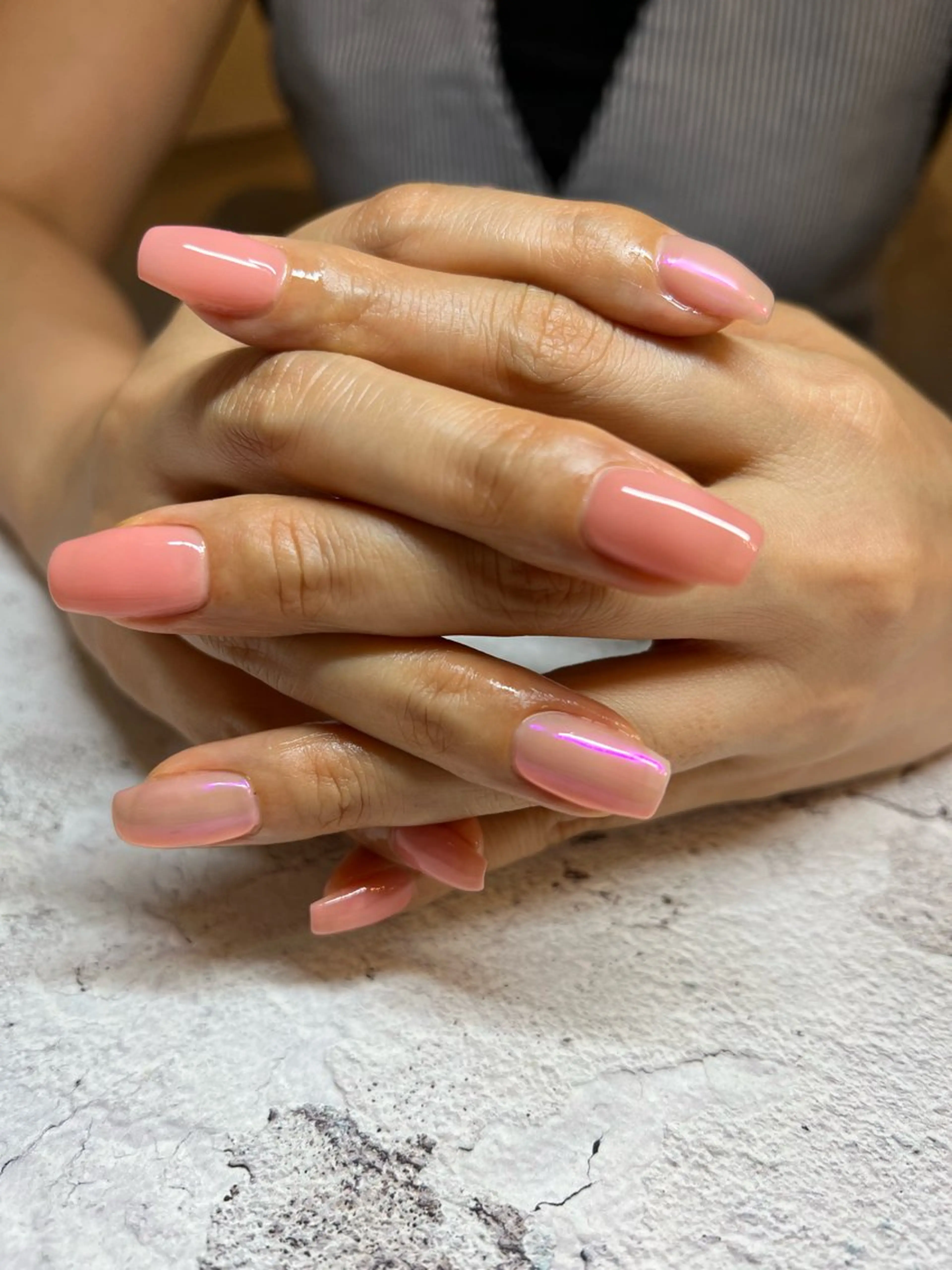 ネイル ミラーネイル ワンカラーネイル ハンドネイル Nail Salon&School REPLENDA所属・REPLENDA/ azusa(石井梓)のネイルデザイン