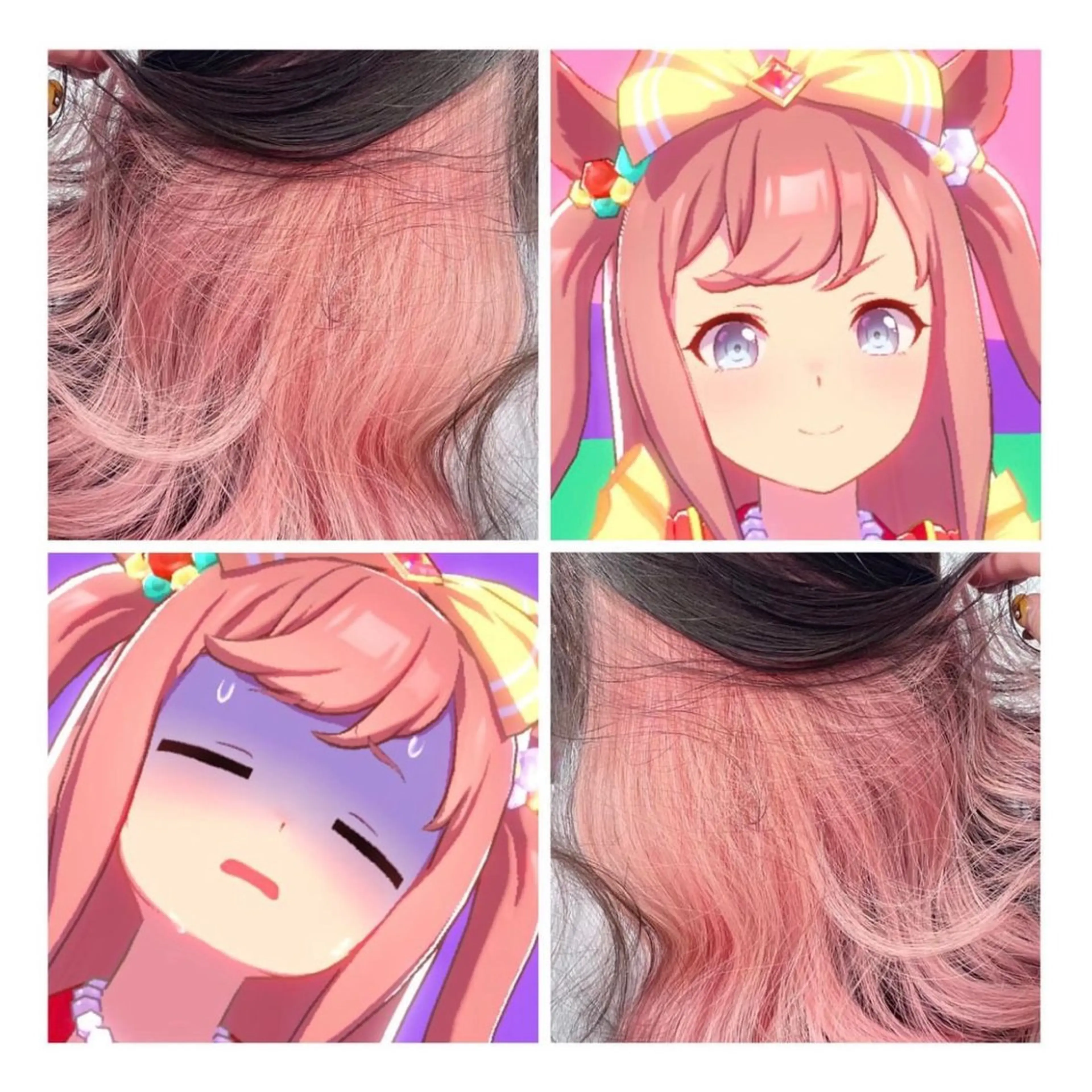 ミディアム カラー インナーカラー ピンクカラー ヘアカラー GARU-ガル-所属・TSUNO🦖 派手髪/オタク美容師のヘアスタイル