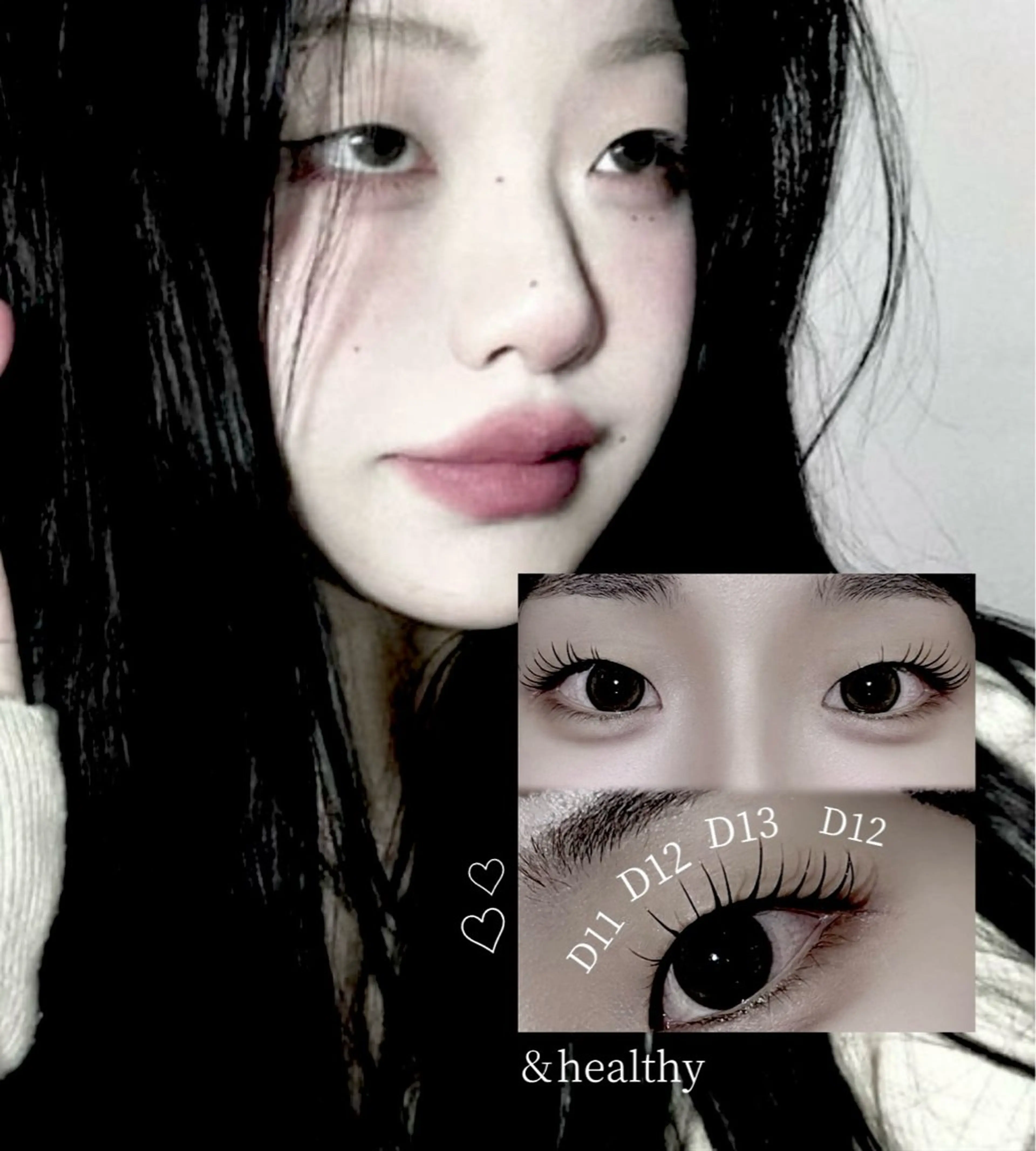 マツエク・マツパ Aimi /似合わせ 束感まつげ🖤のマツエク・マツパデザイン