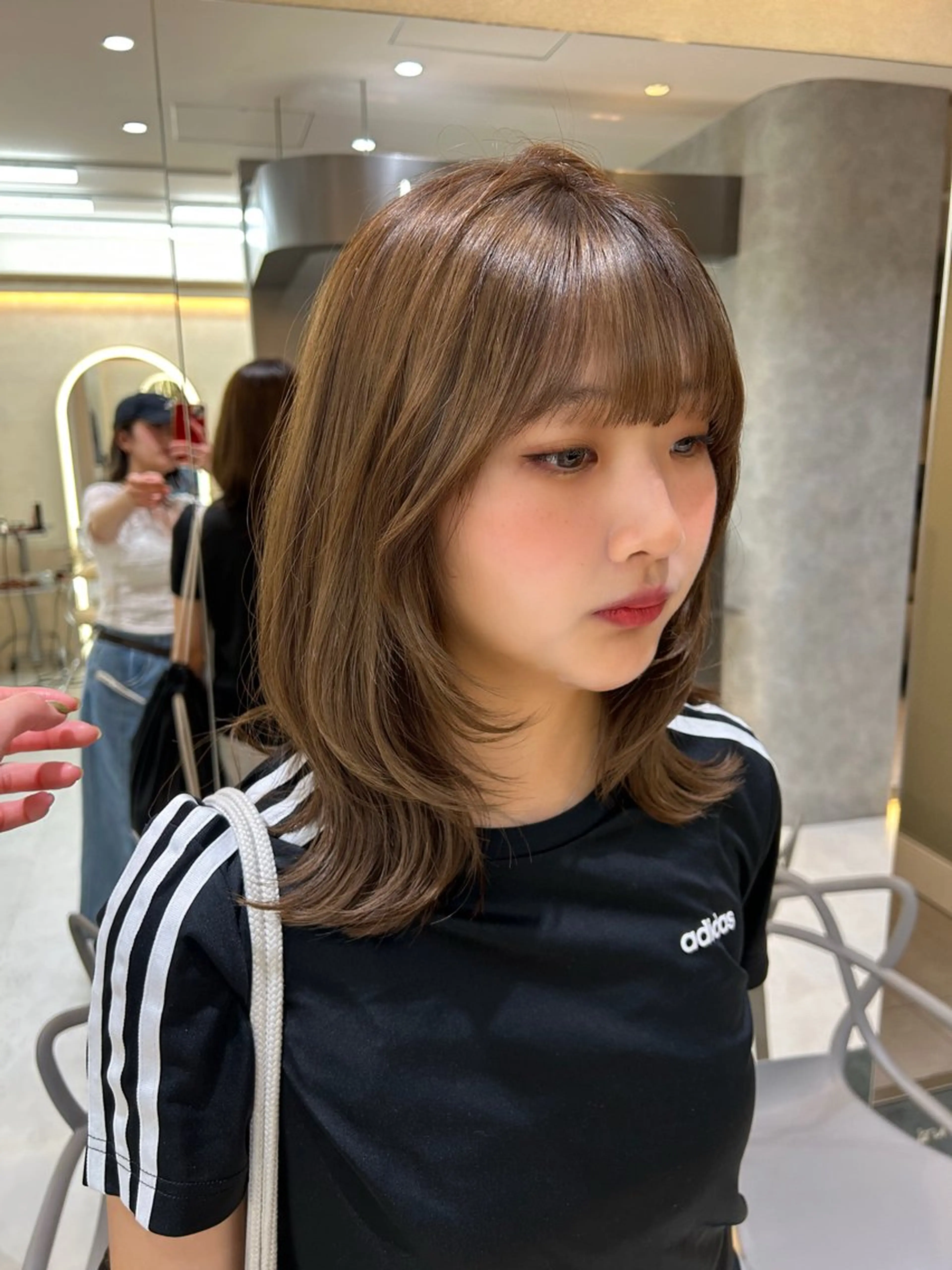 ミディアム レイヤーカット 外ハネヘア 表参道美容師ゆいか ♡ミディアムレイヤーのヘアスタイル