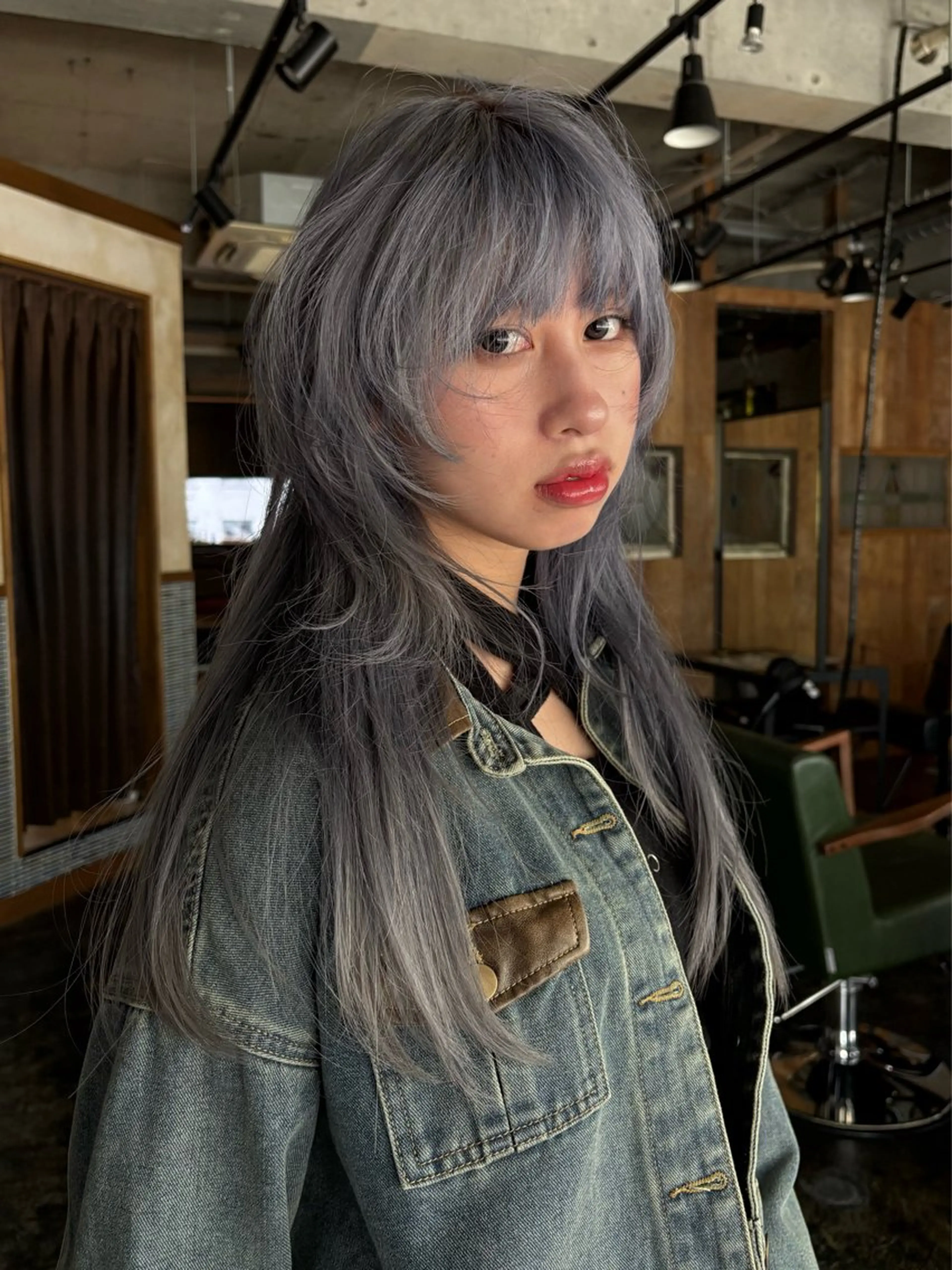 ロング ヘアカラー 心斎橋ハイトーン/ カノンのヘアスタイル