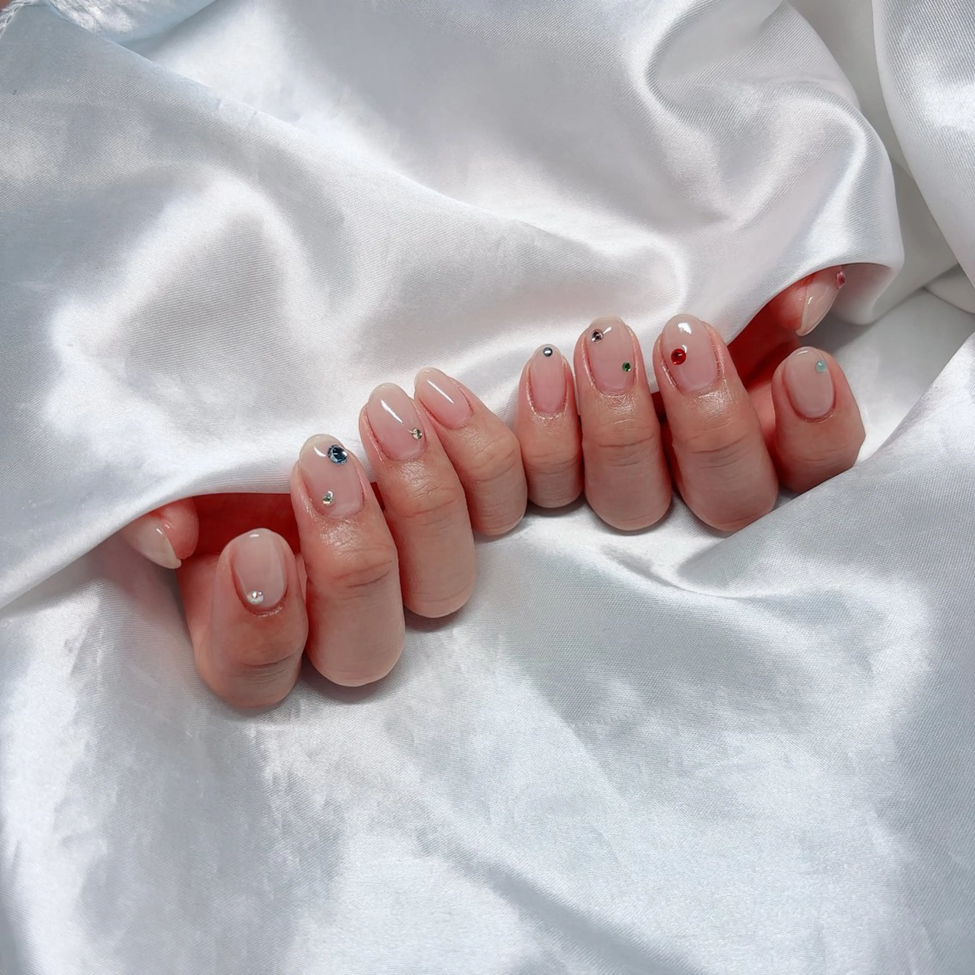 ネイル ワンカラーネイル ハンドネイル Lance nail Minaのネイルデザイン
