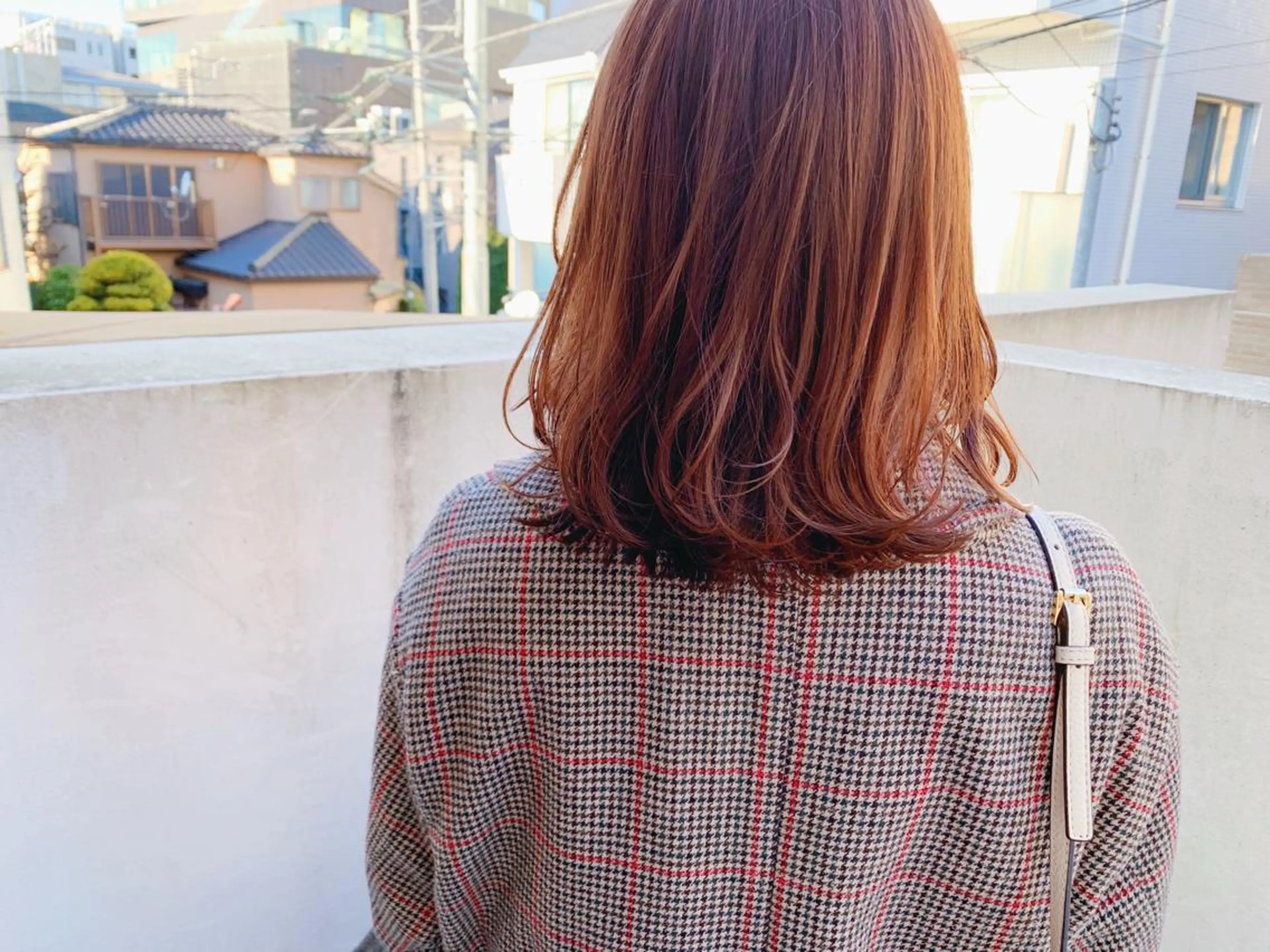 ミディアム カラー カット ヘアカラー トリートメント タカハシ ハヤトのヘアスタイル
