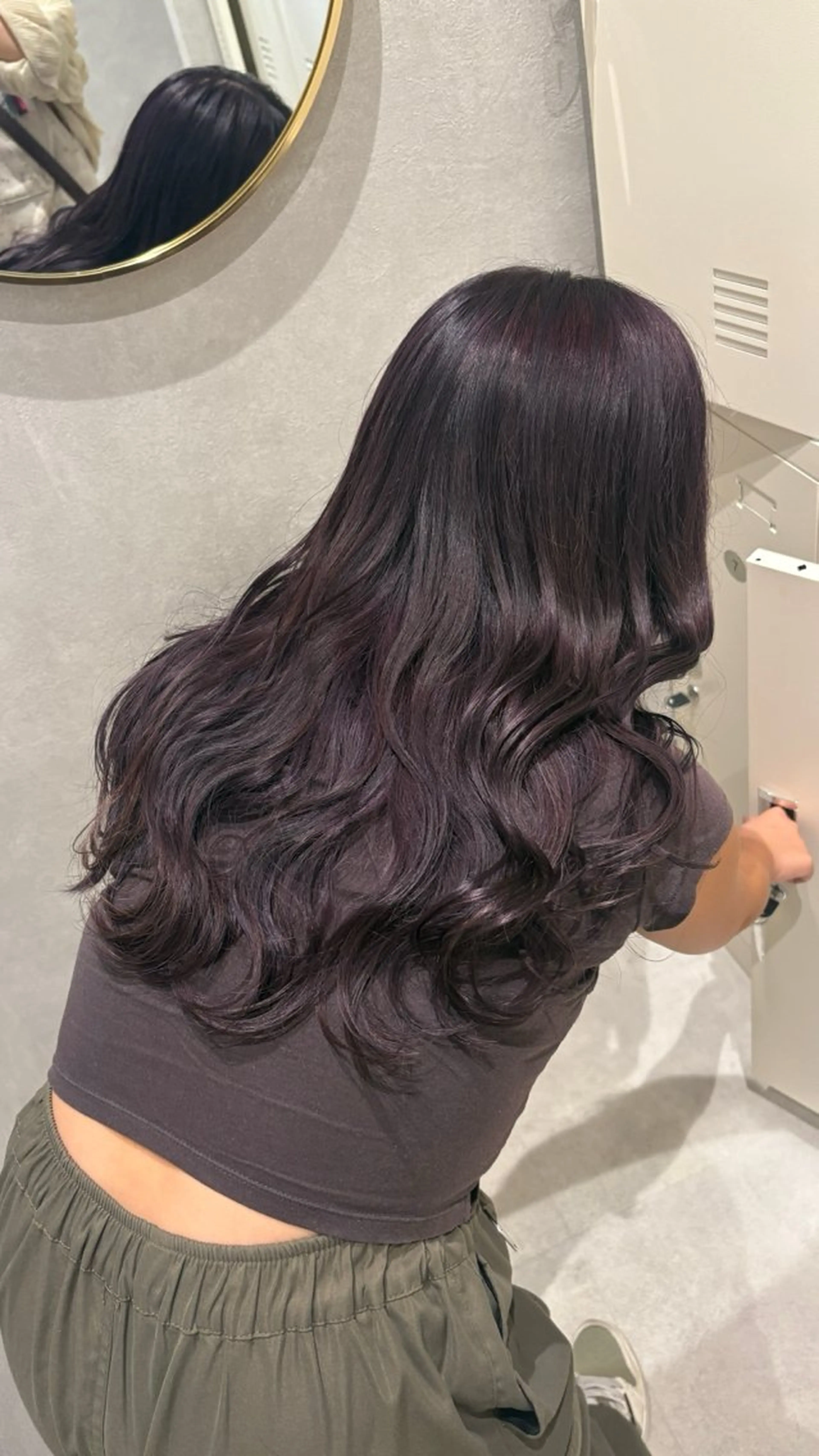 ロング ヘアカラー 後藤 里穂のヘアスタイル