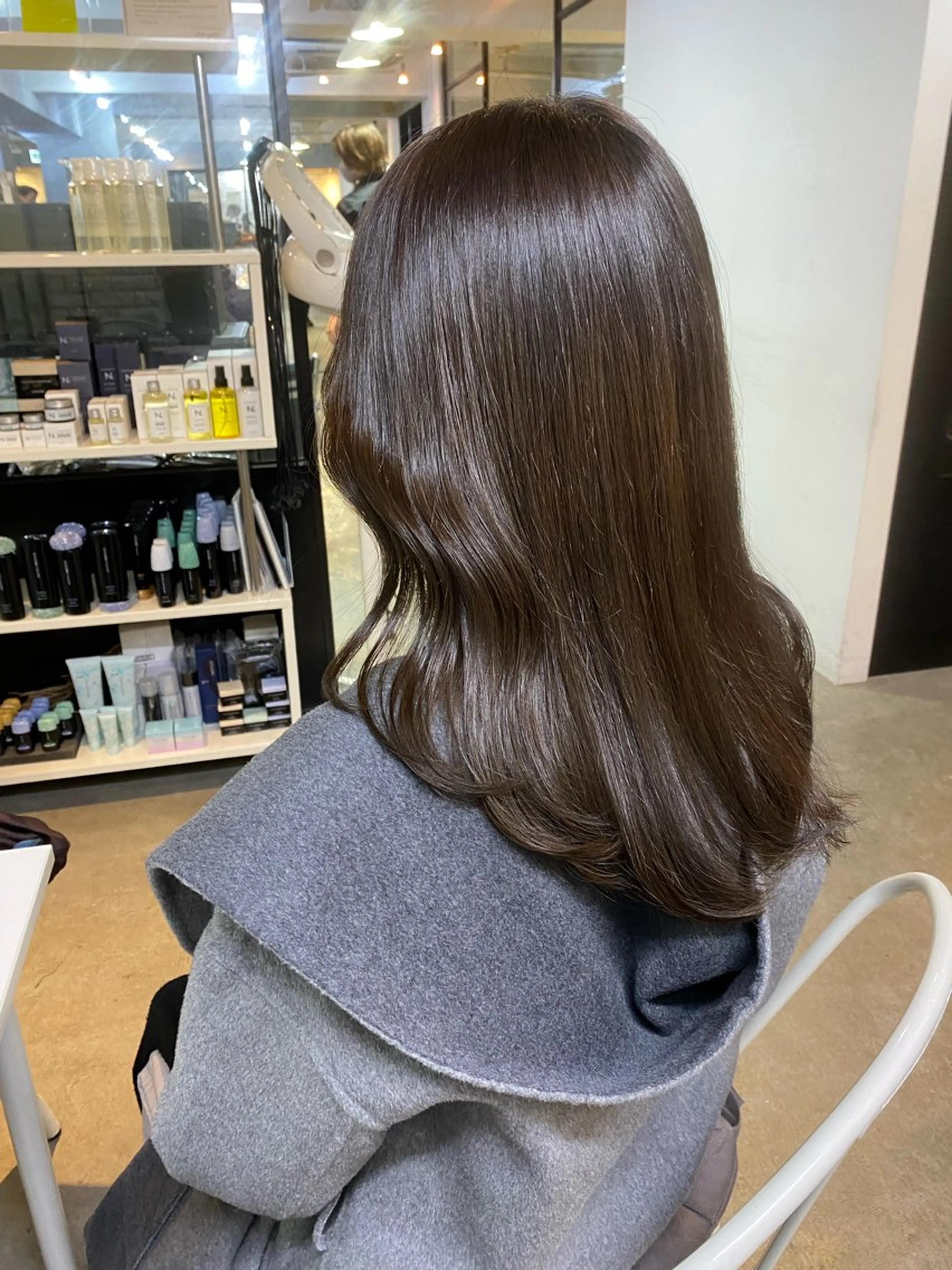 ロング カラー 飯田 晟恭のヘアスタイル