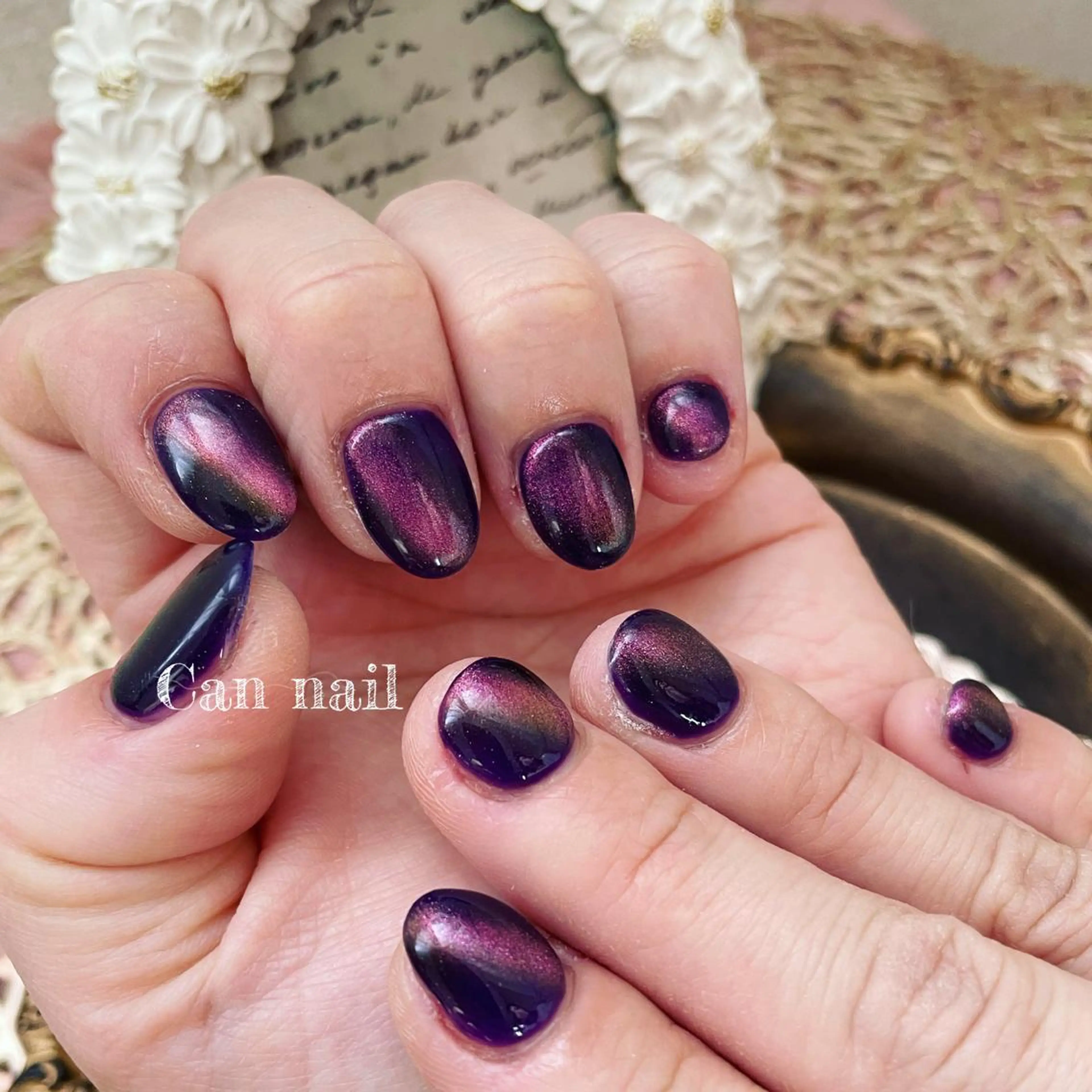 ショート ネイル ハンドネイル Parfum パルファンのネイルデザイン