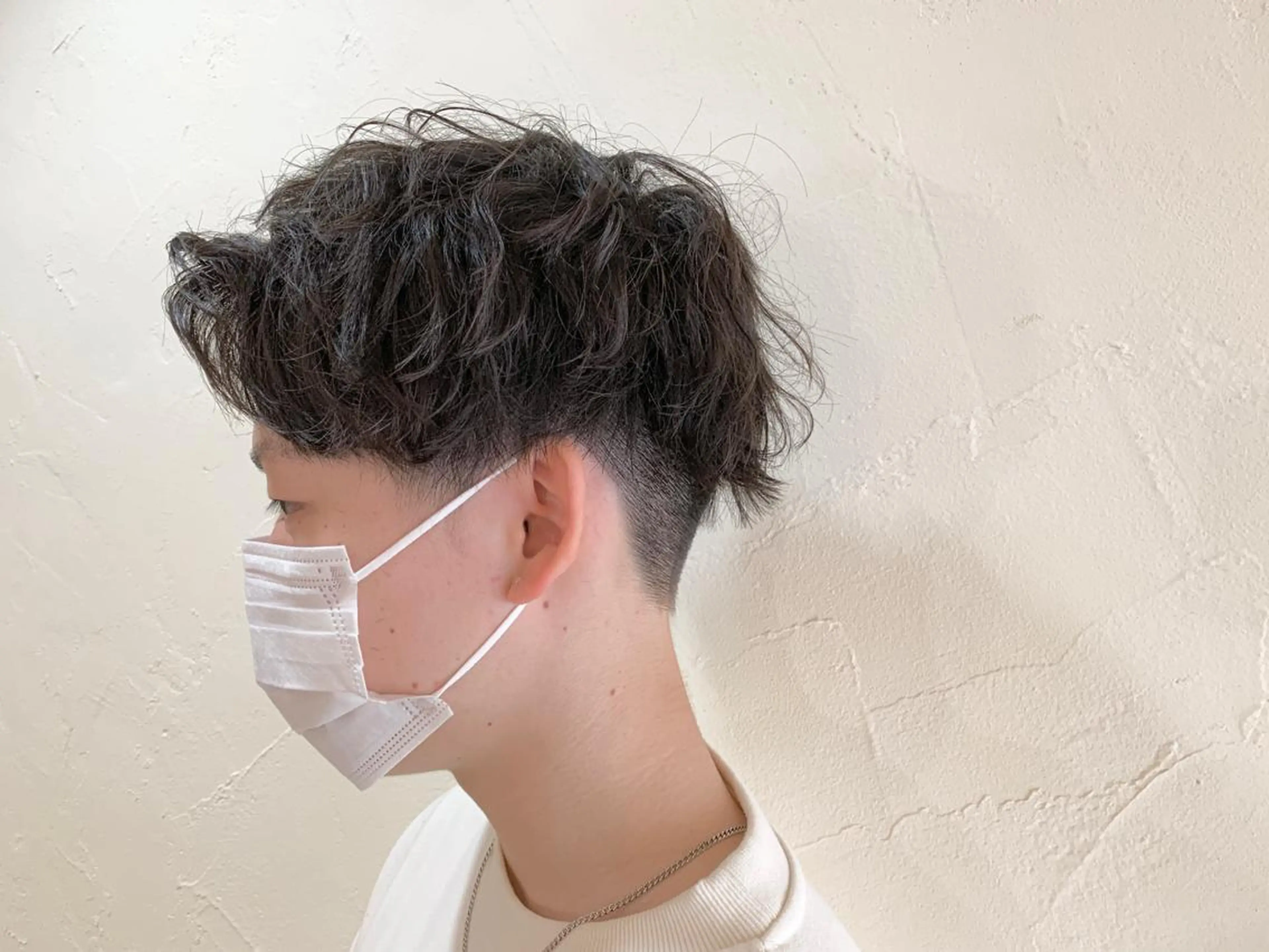 パーマ メンズ カット パーマ 清光 泰之のヘアスタイル