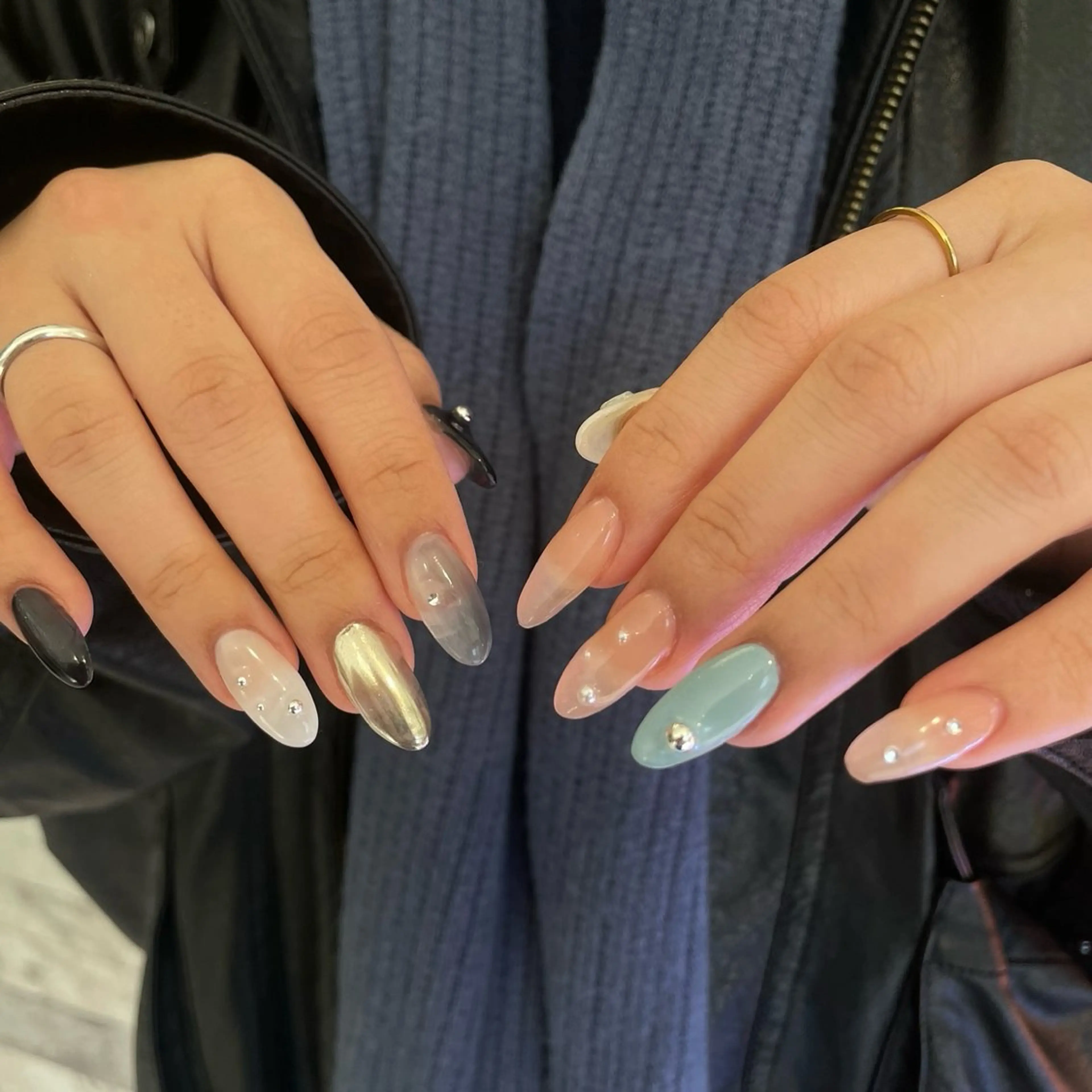 ネイル クルミ/ 💕ワンホンネイルのネイルデザイン