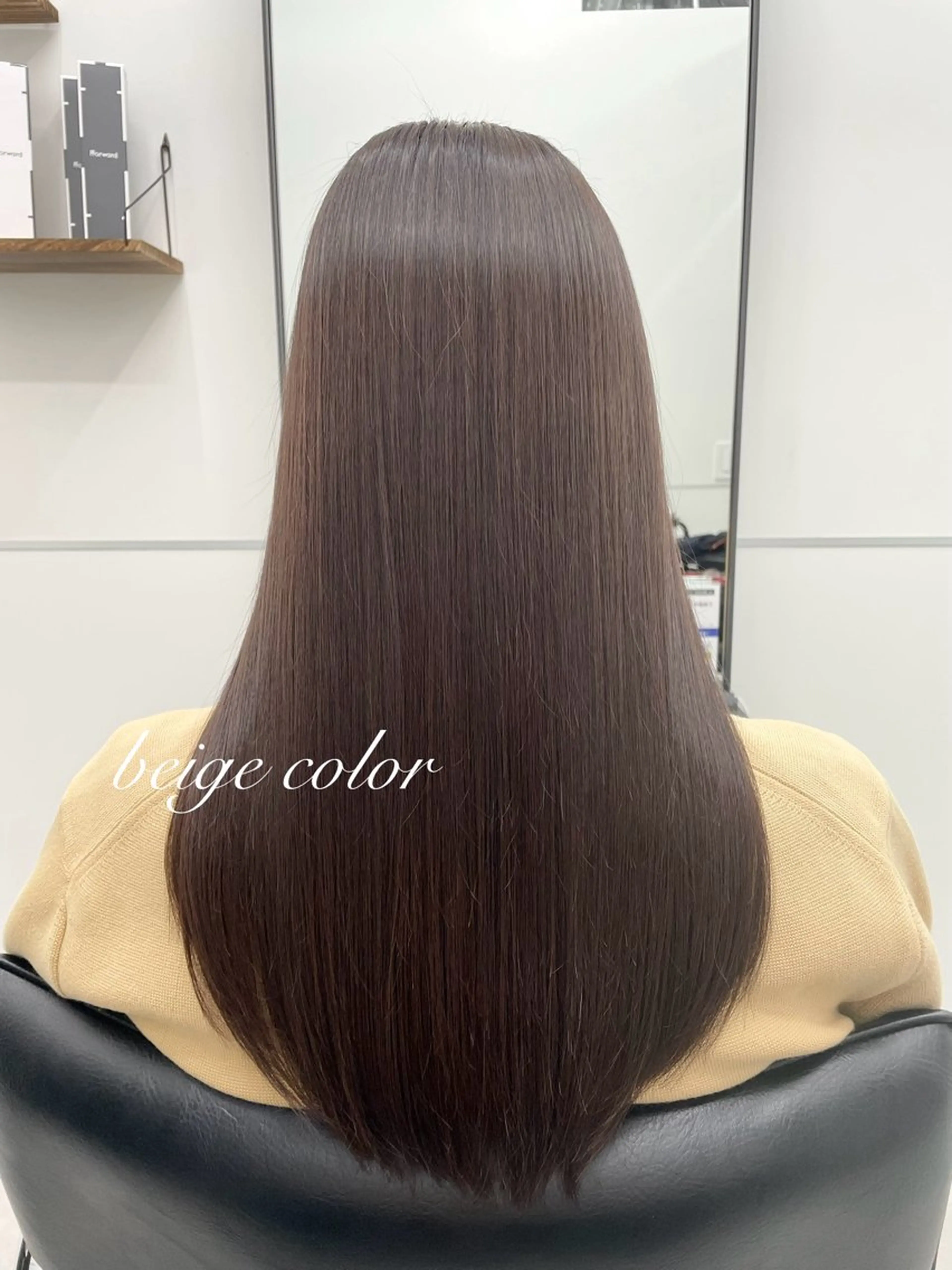 ミディアム カラー カット ヘアカラー トリートメント 💗艶々💗極潤カラ ー⭐️AYAKIのヘアスタイル