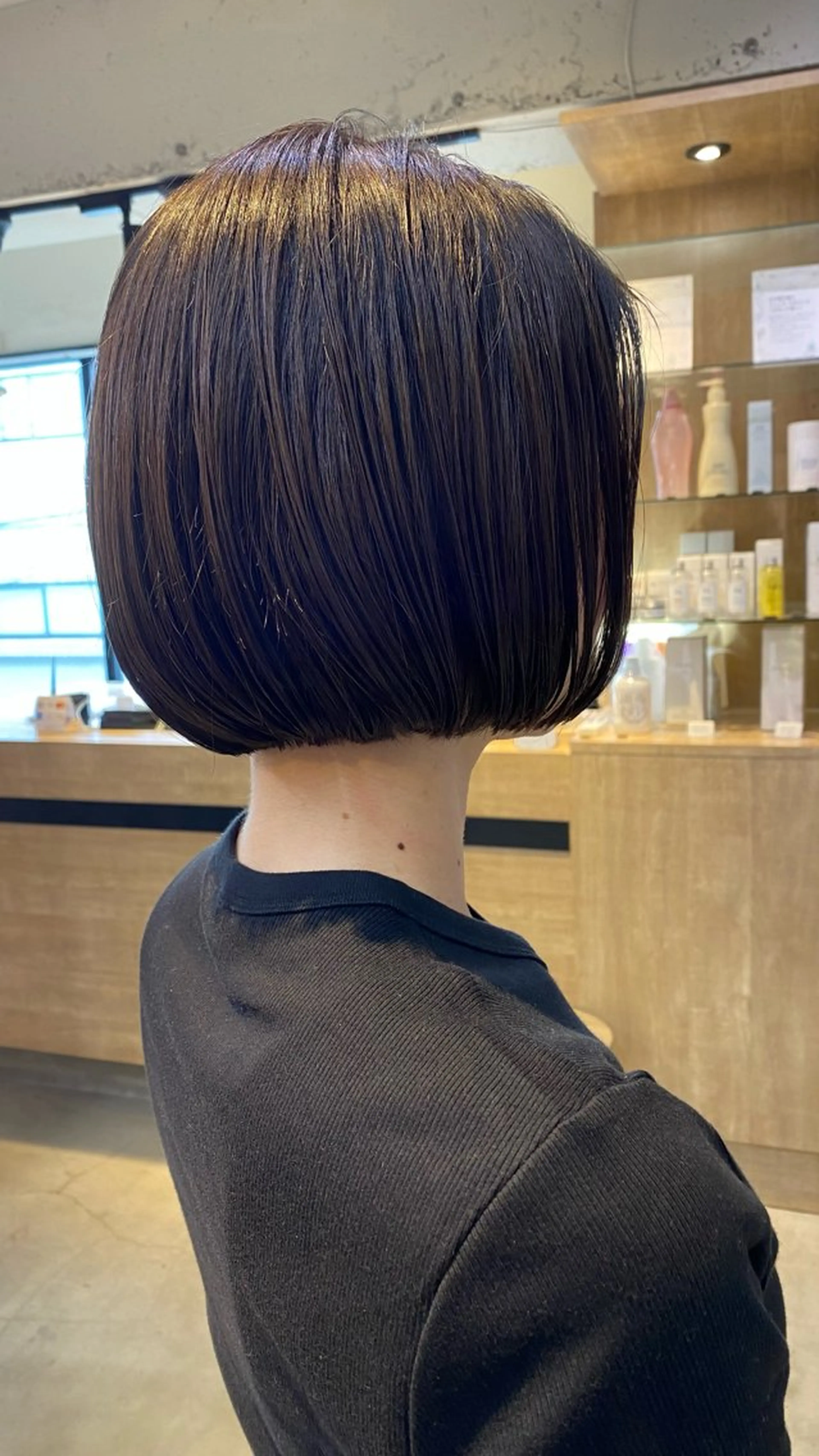 ミディアム ボブ 縮毛矯正 カット 縮毛矯正 トリートメント 佐藤 侑哉のヘアスタイル