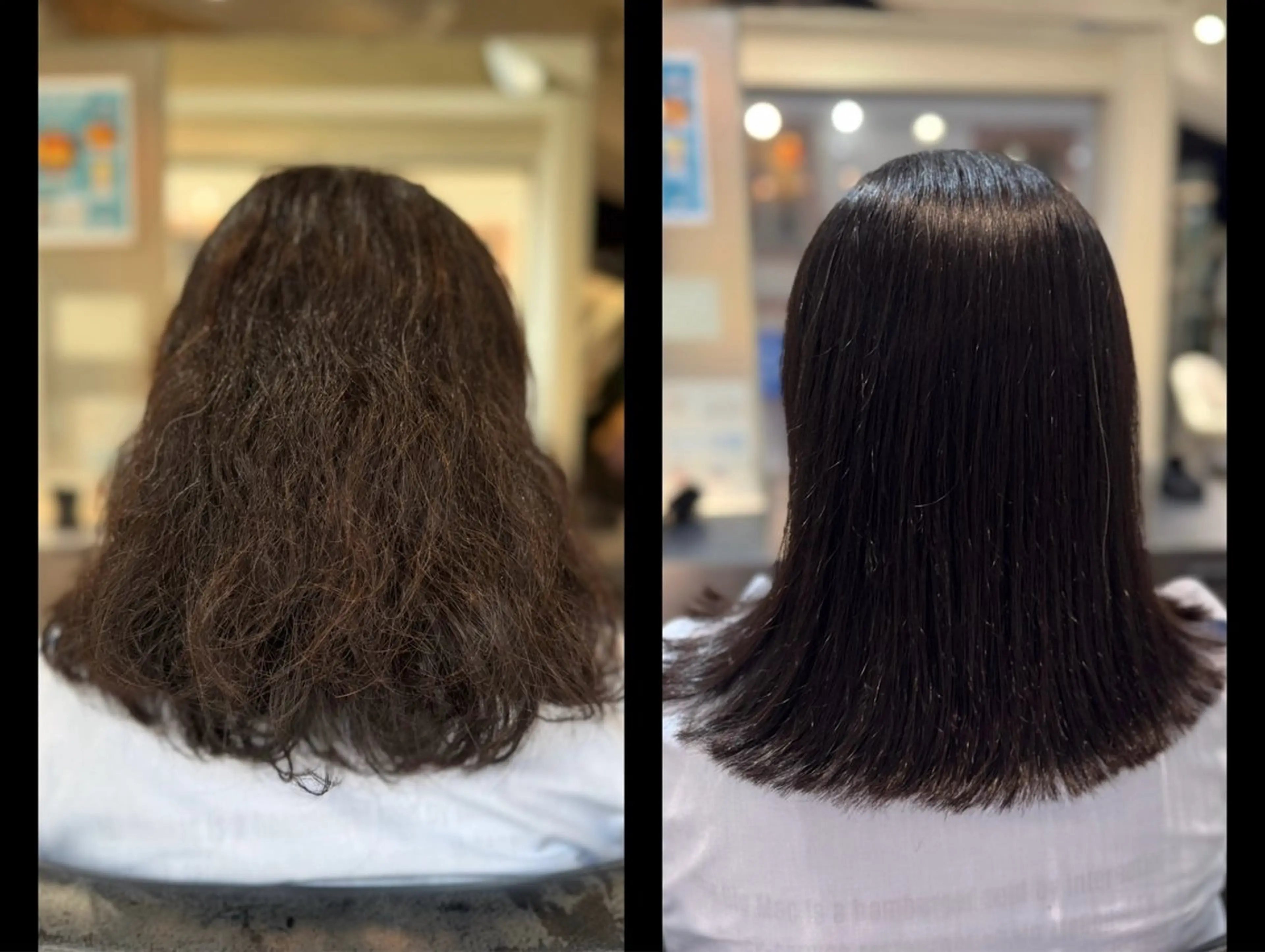 ミディアム カット 縮毛矯正 人気沸騰中✨ヘア メイク✨フジモリのヘアスタイル