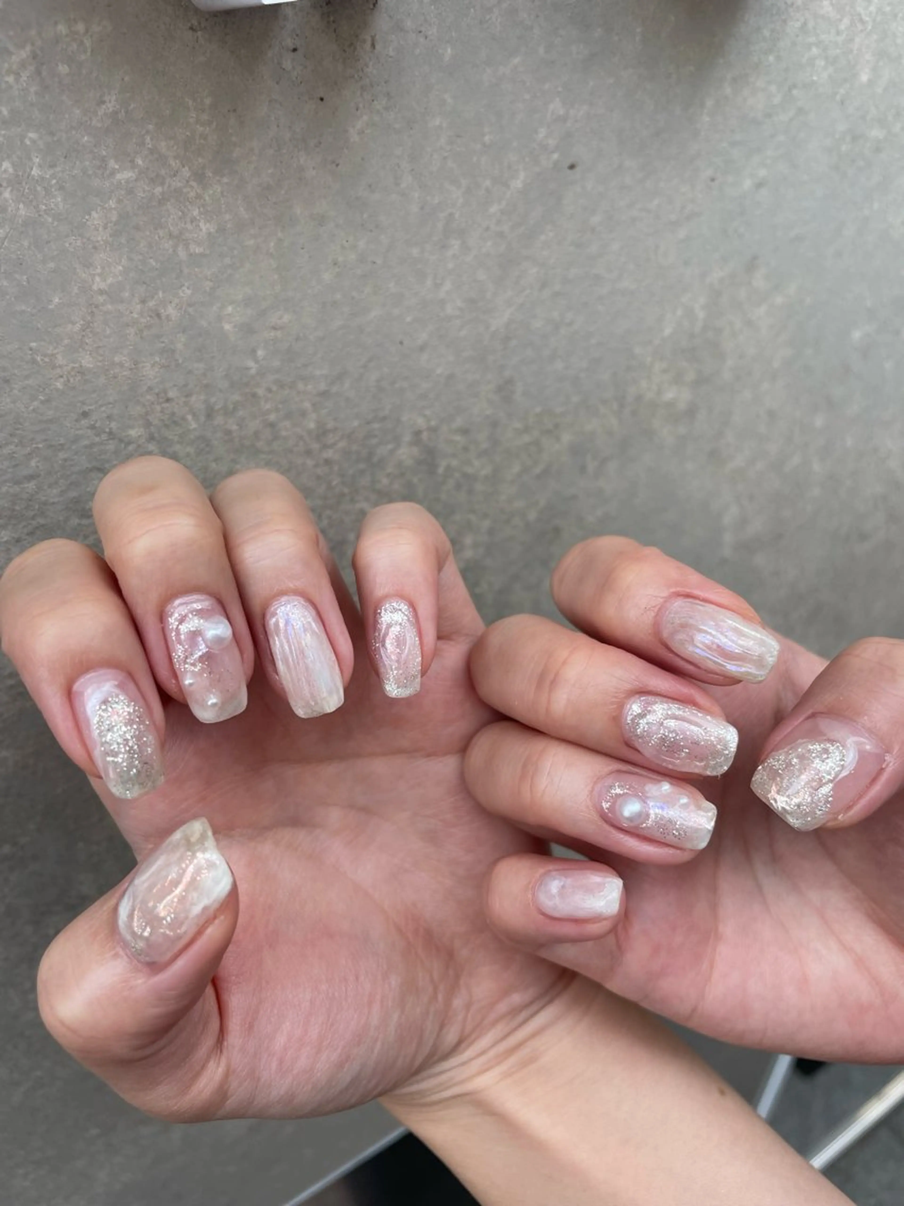 ネイル ハンドネイル 【淡色color/ nail】maikoのネイルデザイン