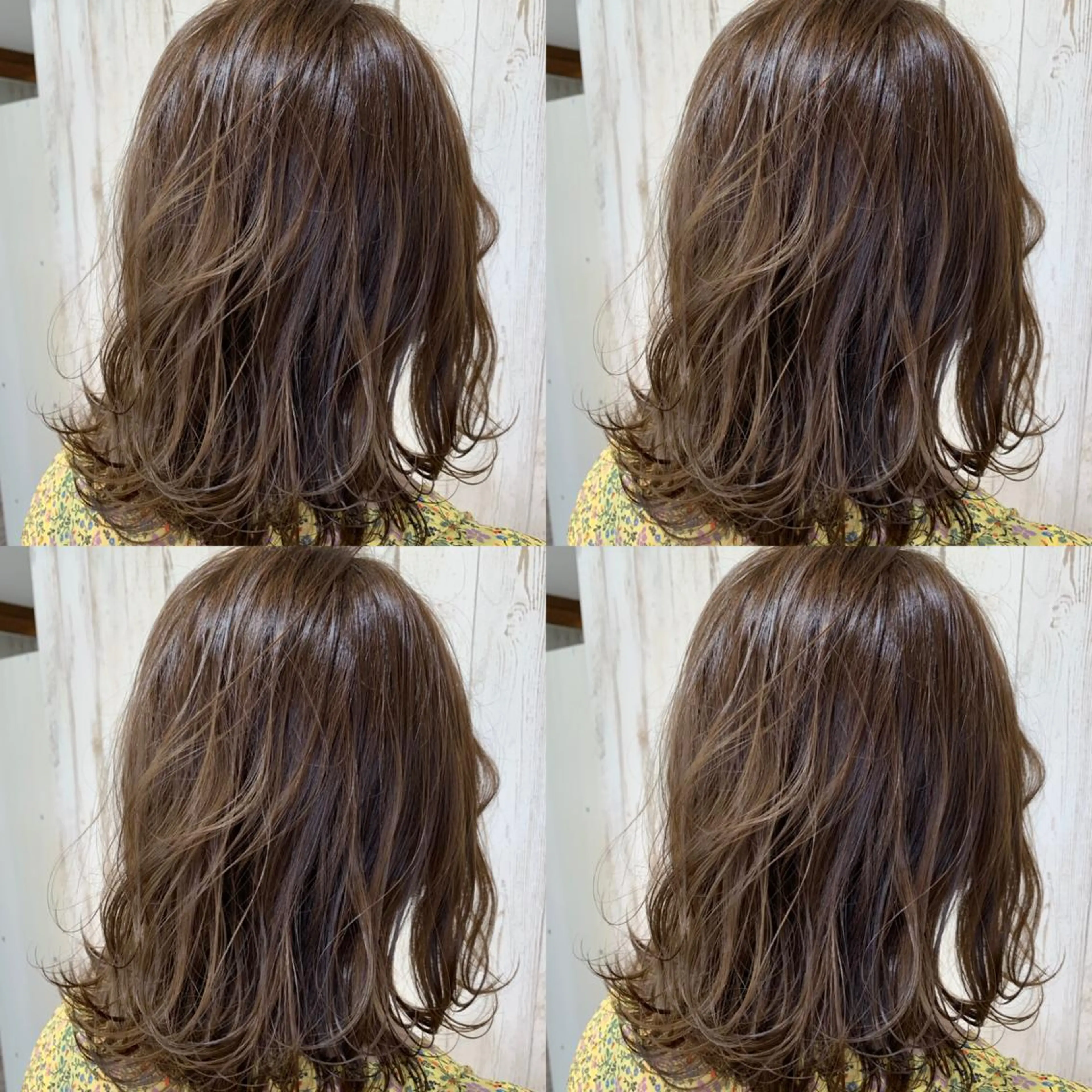 ミディアム カラー HAIR&MAKE.sia所属・心斎橋ボブ 好原良真のヘアスタイル