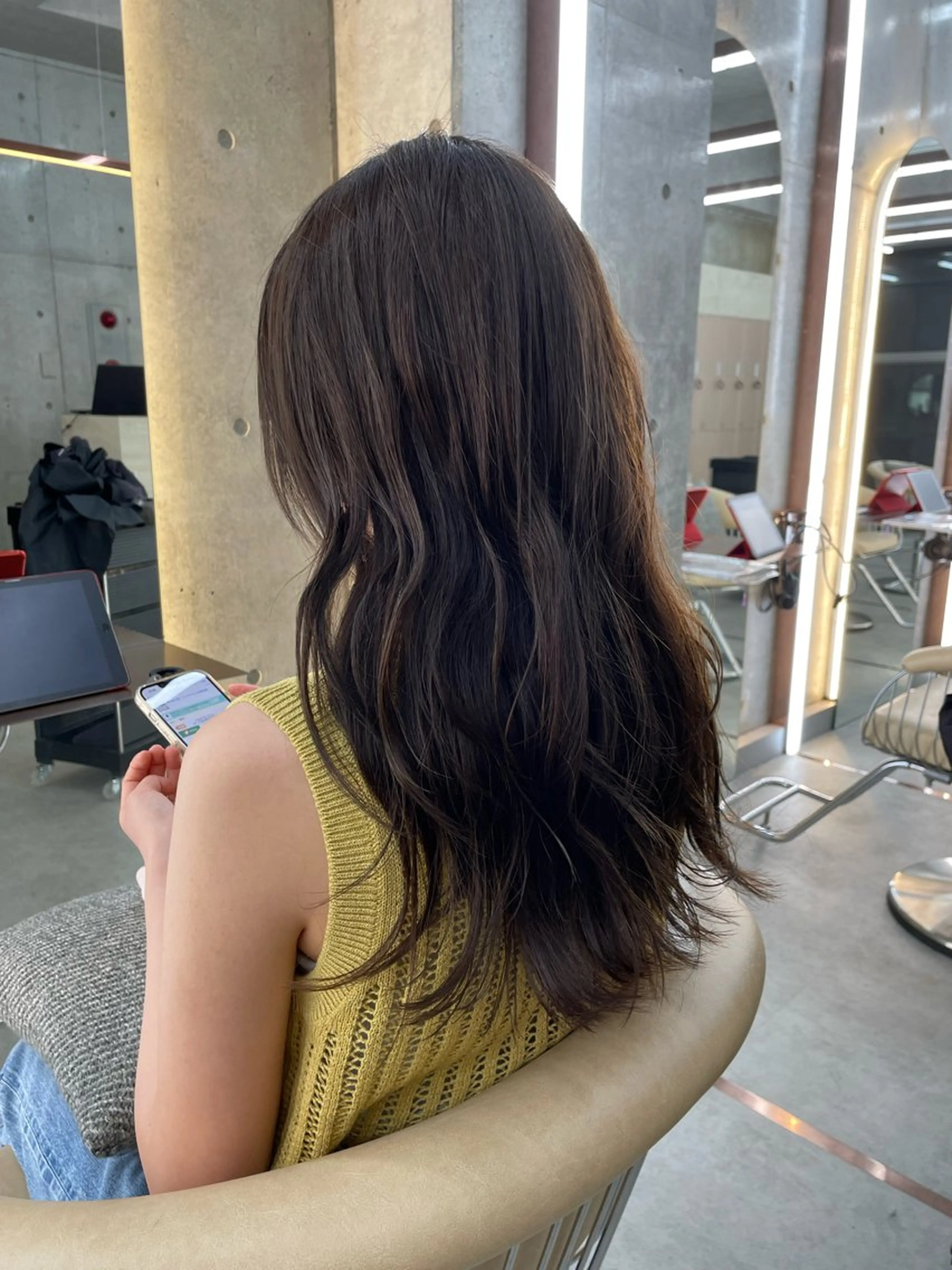 ロング ヘアカラー トリートメント ❣️無料ショートカッ ト募集中💋村松優斗のヘアスタイル