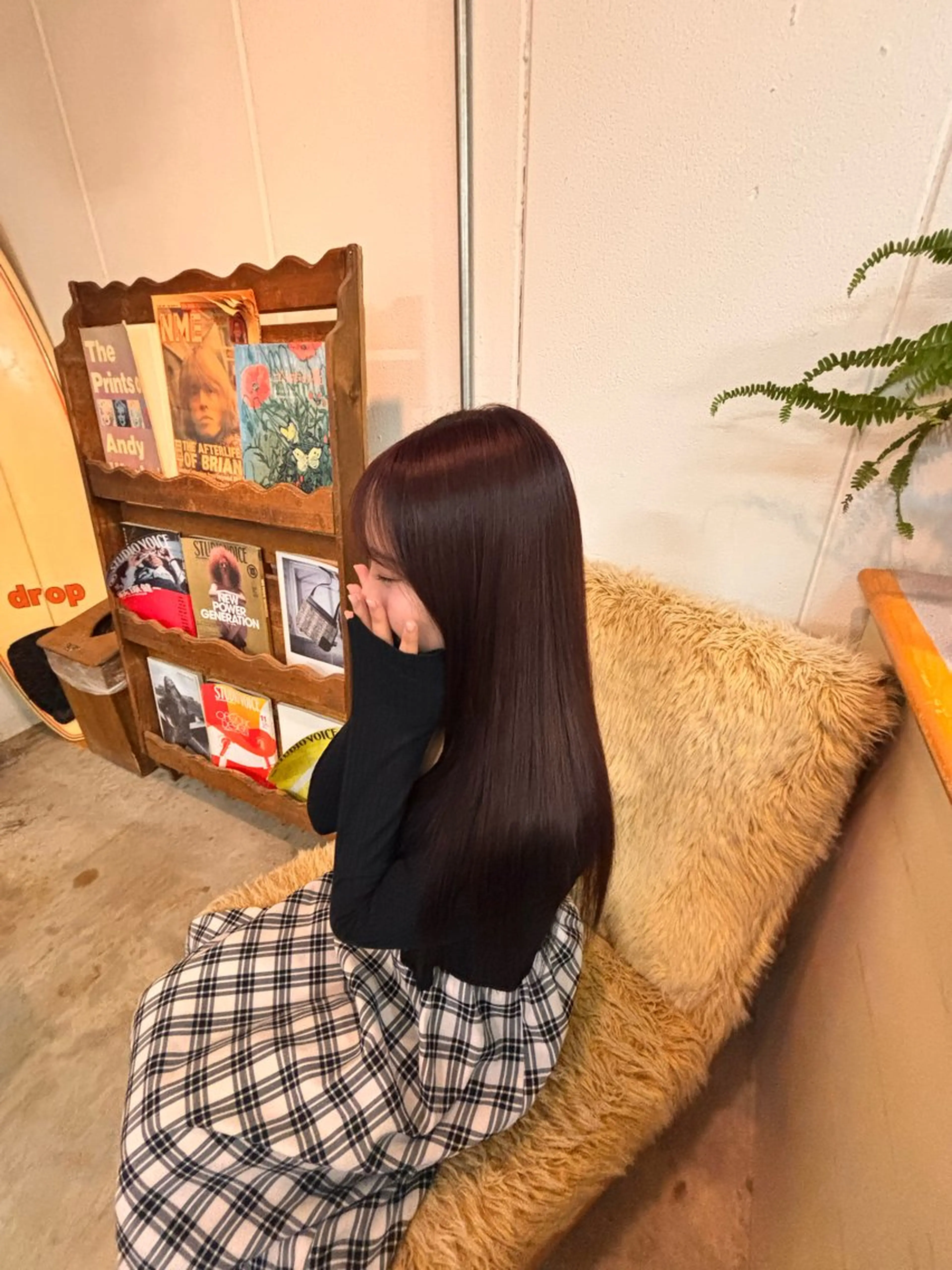 ロング ヘアカラー drop所属・森川 仁のヘアスタイル