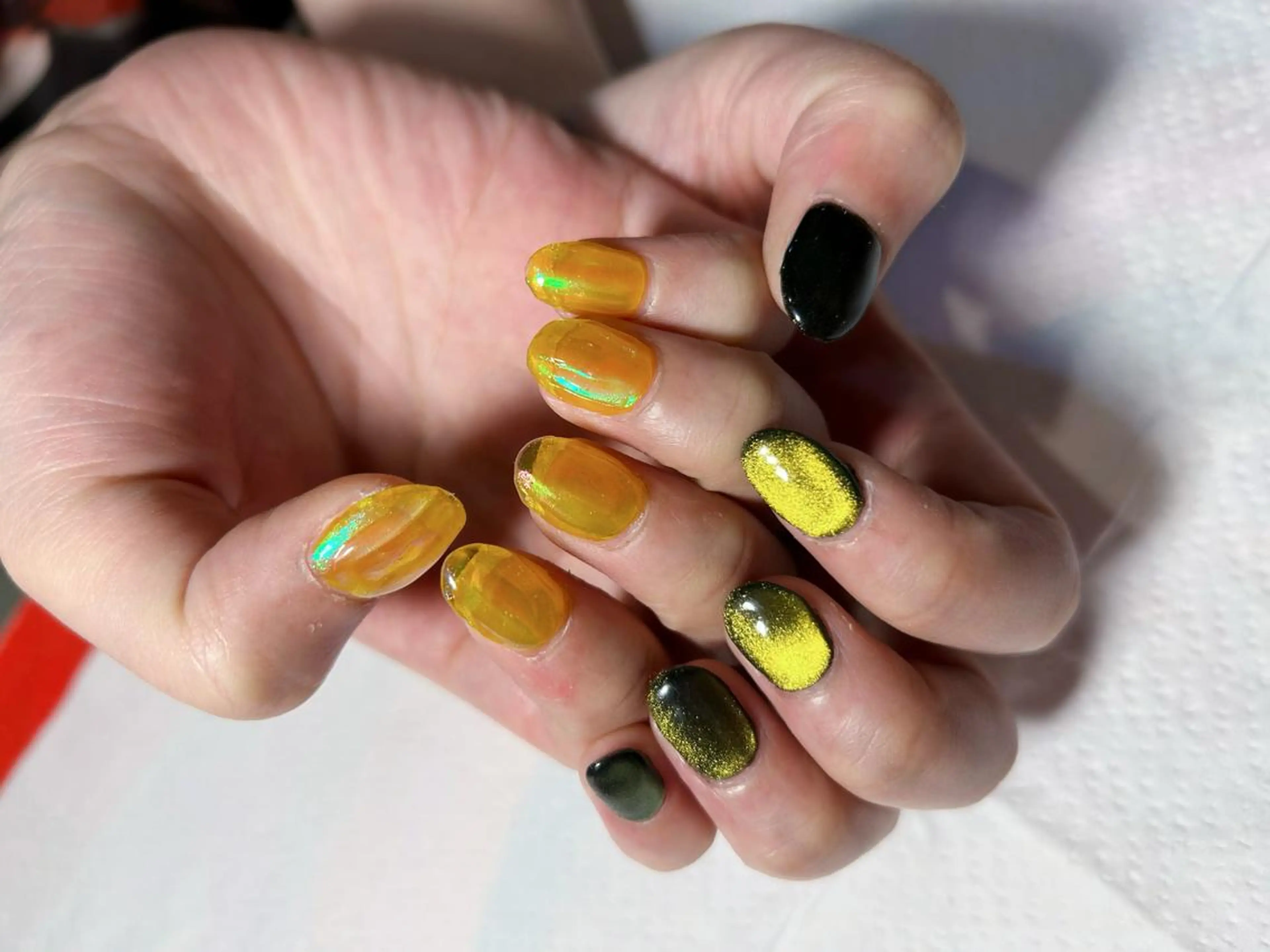 ネイル 氷ネイル・うるうるネイル マグネットネイル 夏ネイル ハンドネイル ハンドケア Ainchi nail所属・＊ misa ＊のネイルデザイン
