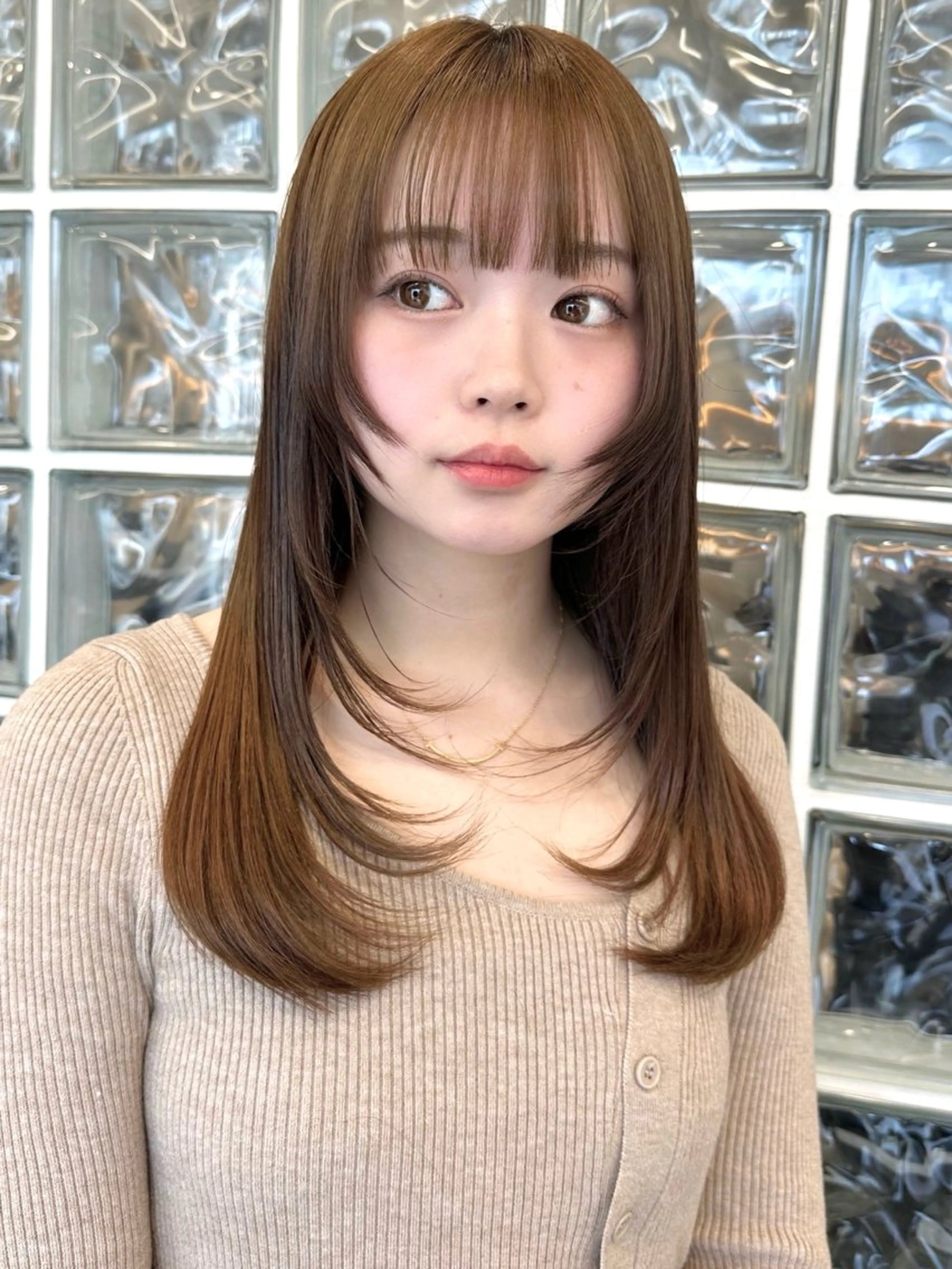 ロング ミルクティーベージュ /ボブ/あげは🎀のヘアスタイル