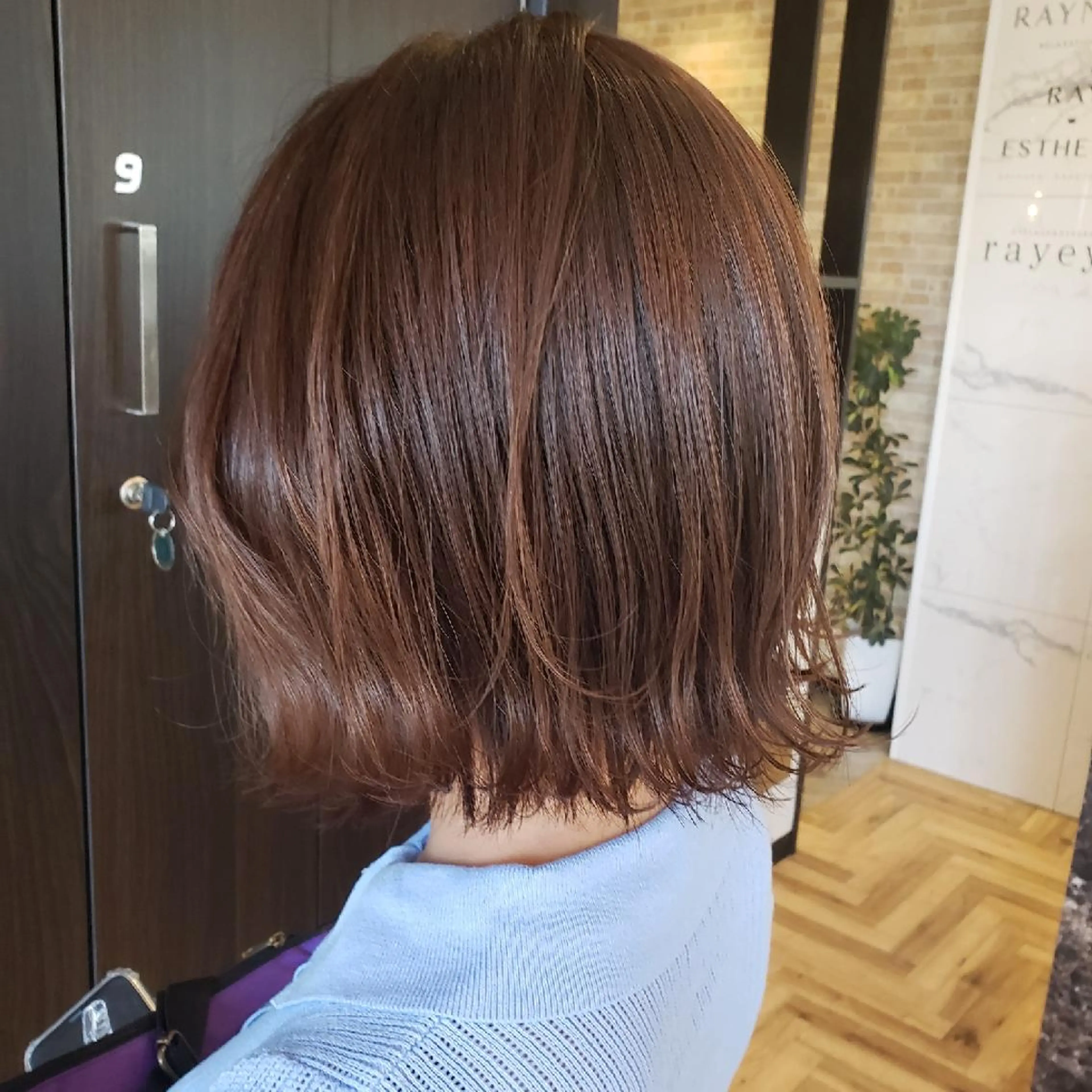 ミディアム ボブ ma cherie 三浦直美のヘアスタイル