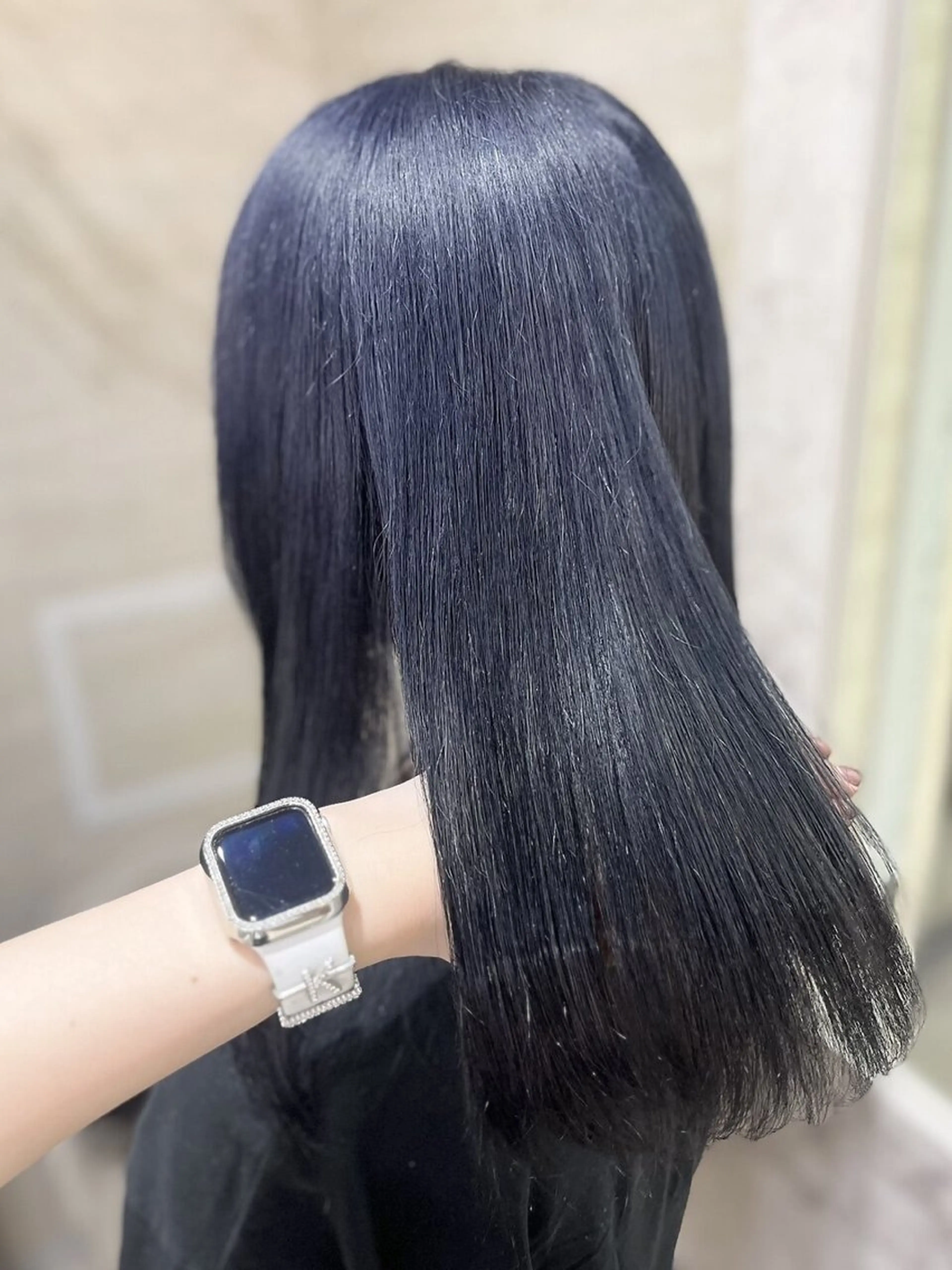 ロング カラー elubylovis mana💜のヘアスタイル