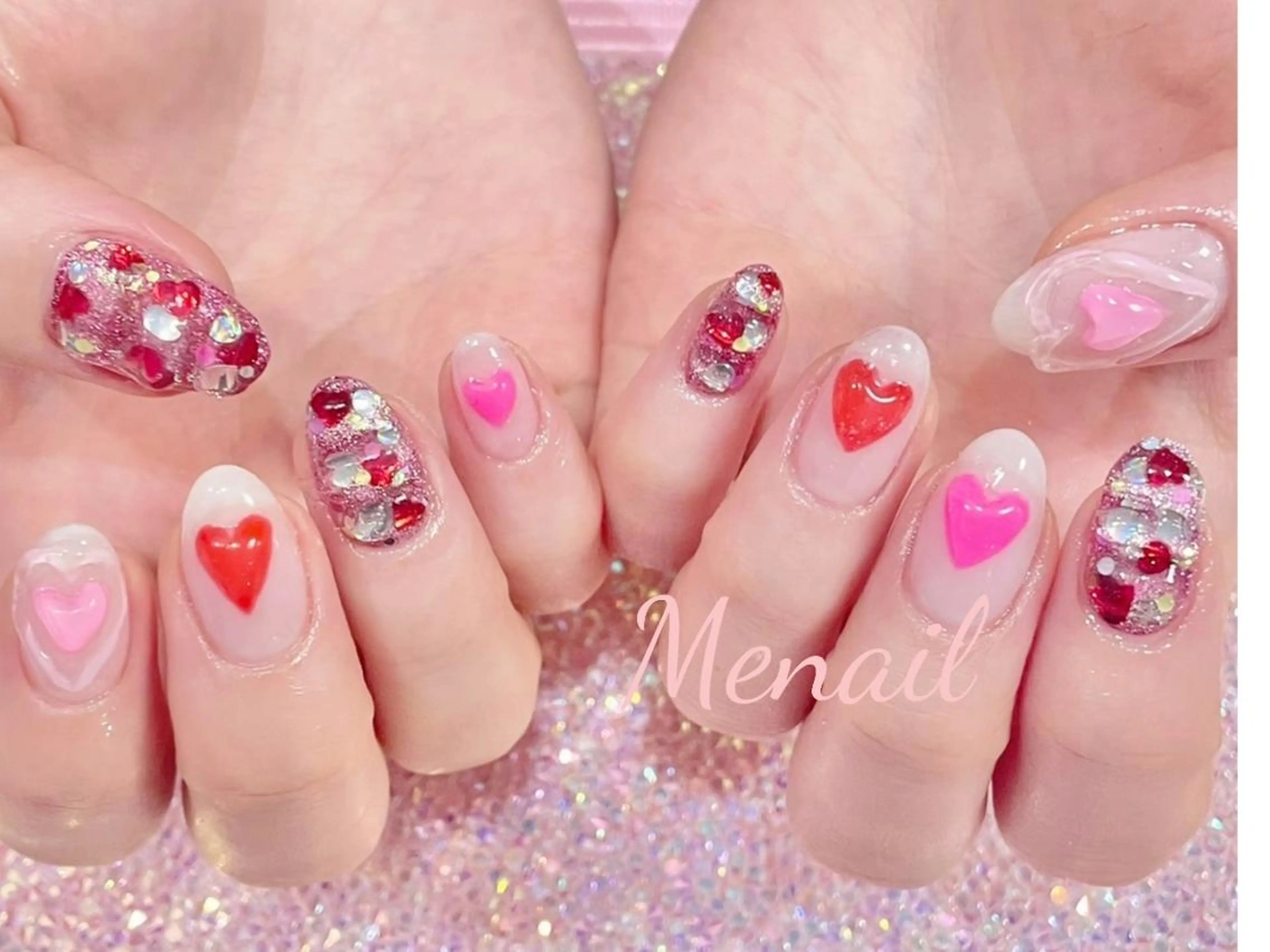 ネイル 🤍POP可愛い🧸 Menailのネイルデザイン