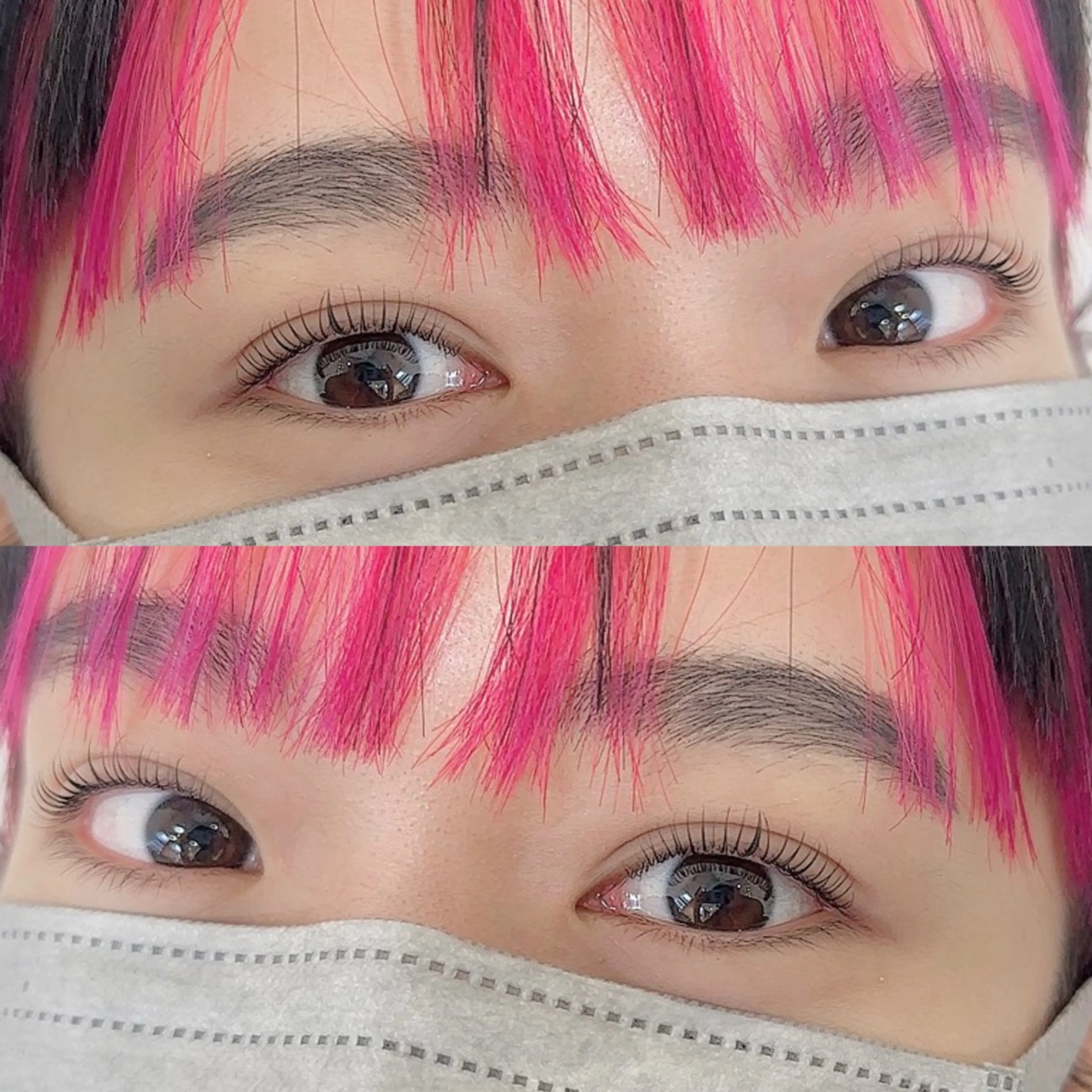 【韓国風🇰🇷】ぱっちり束感まつげパーマ➰💙の写真