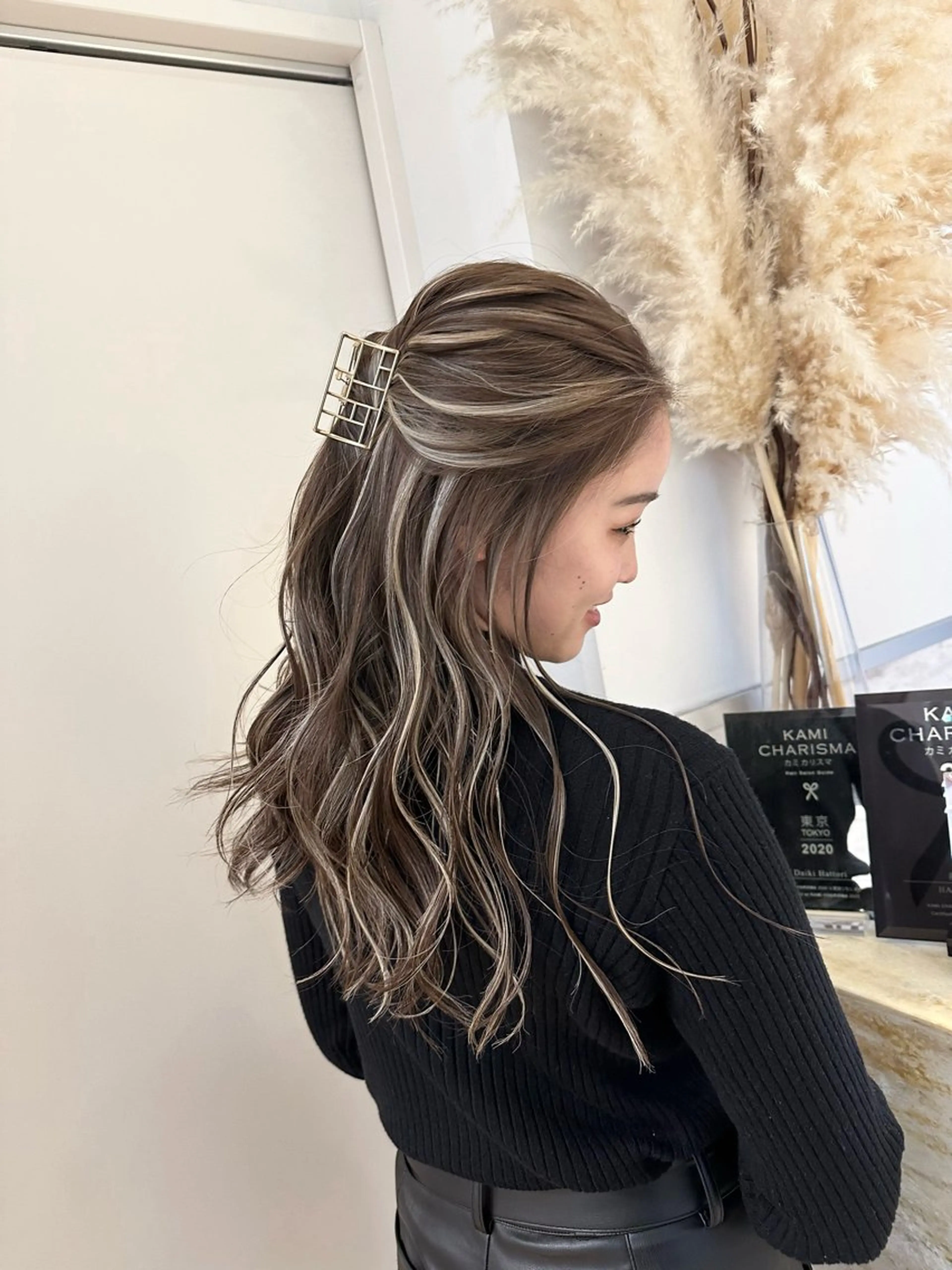 ロング カラー パーマ ヘアアレンジ メンズ Dimo＆所属・ハイライトカラー /ダイスケのヘアスタイル