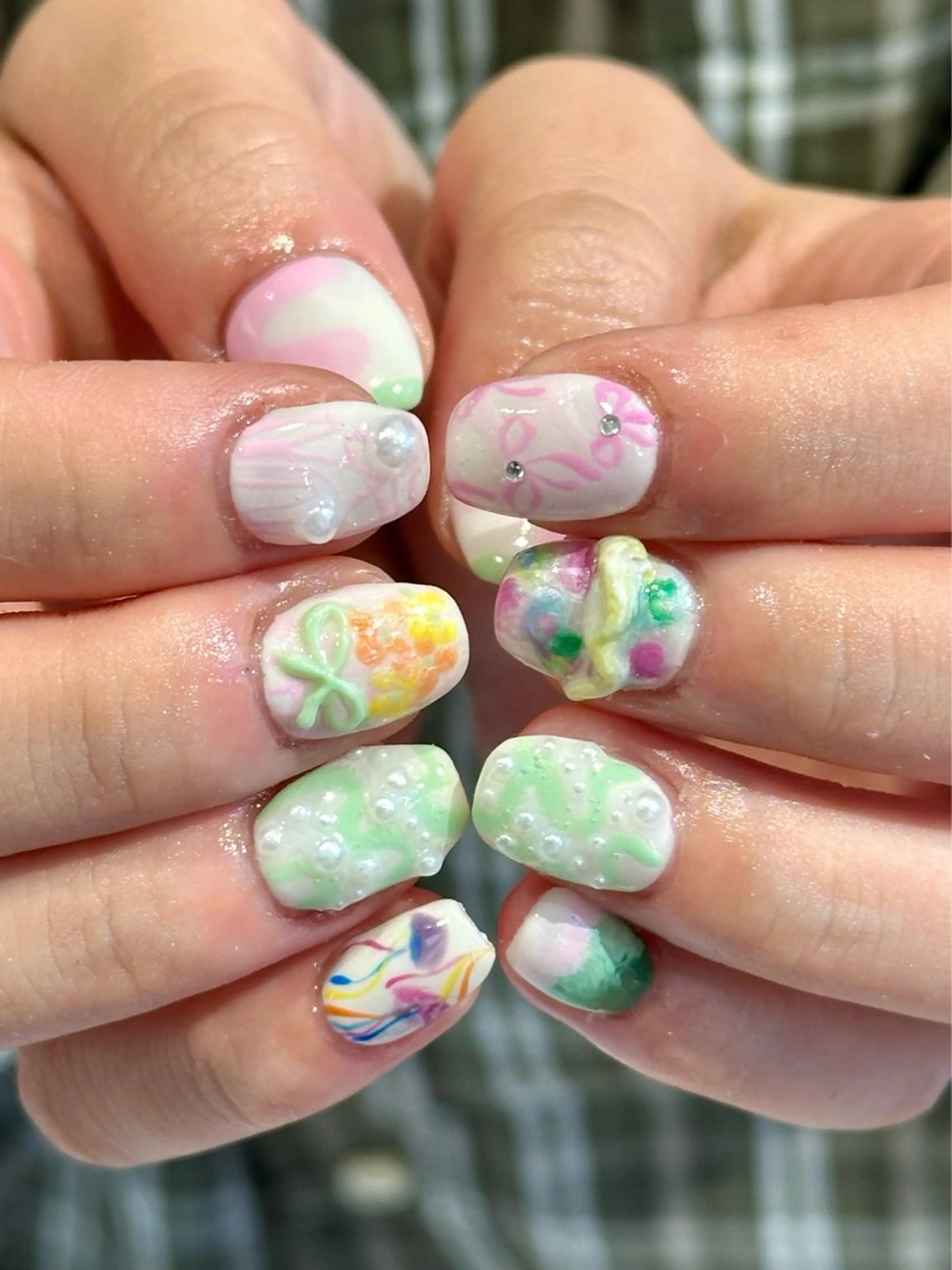 ネイル ハイトーン特化 pepe🎀のヘアスタイル