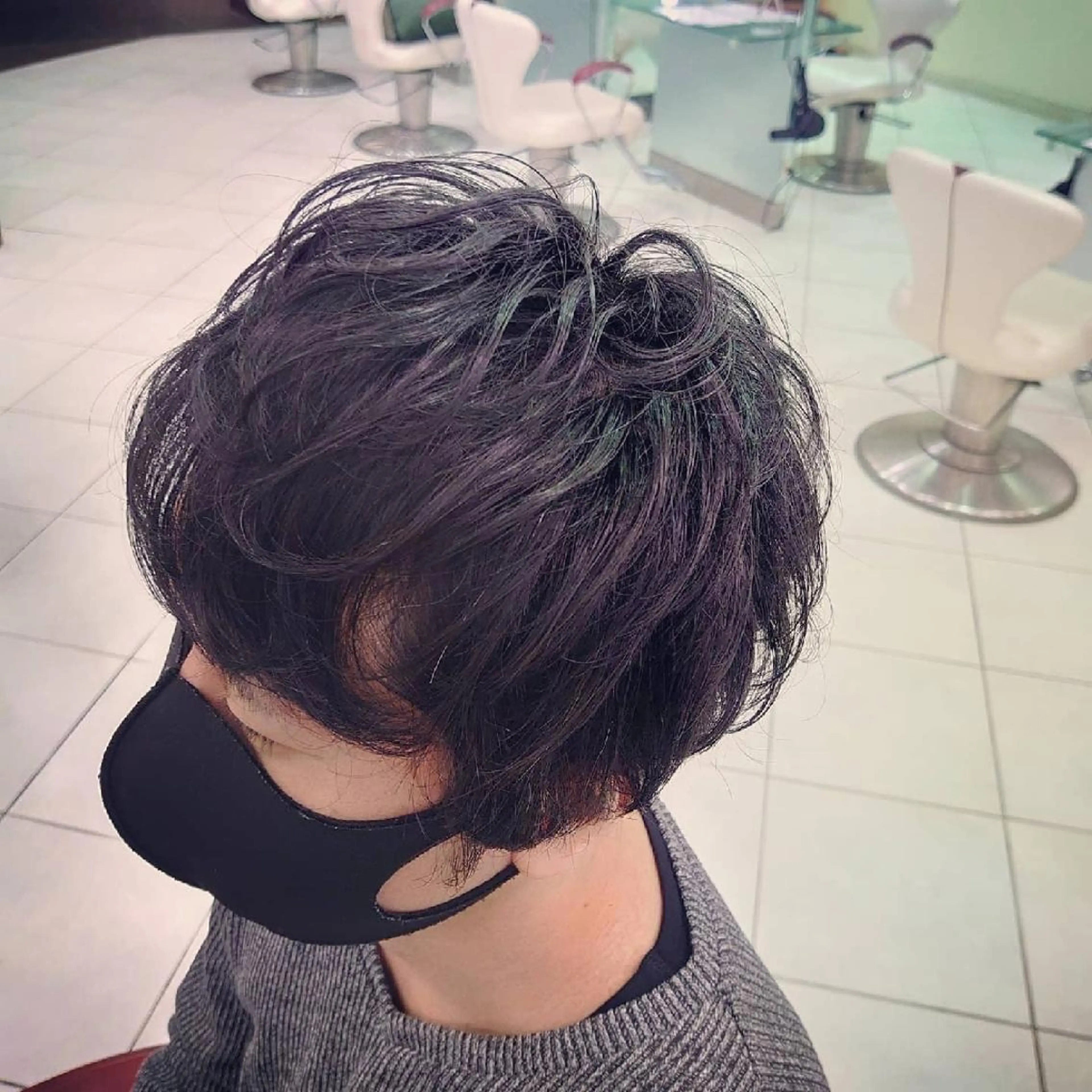 ショート パーマ メンズ マッシュ メンズパーマ 🐺一ノ瀬 凌 / デザインウルフ🐺のヘアスタイル