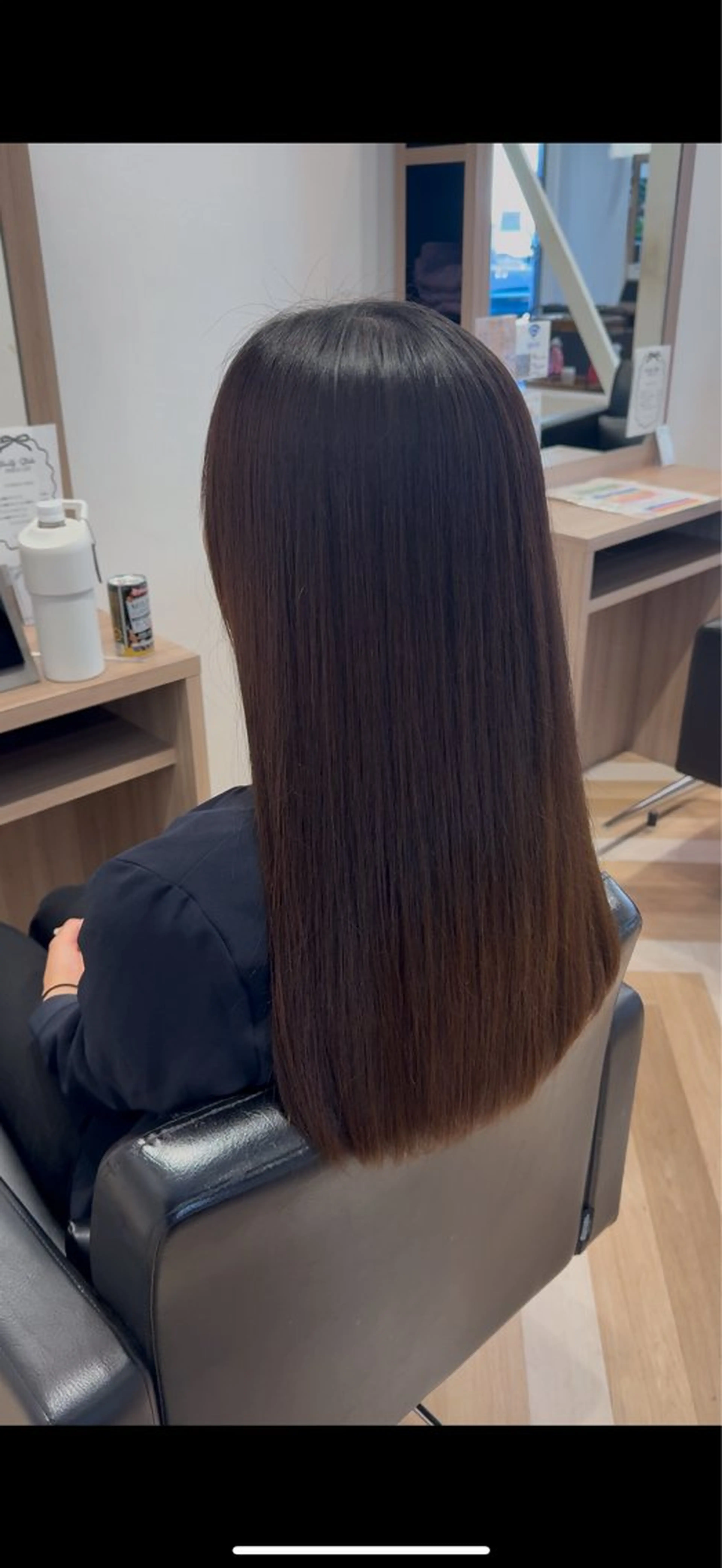 ロング 縮毛矯正 剣持 快吏ARISEのヘアスタイル