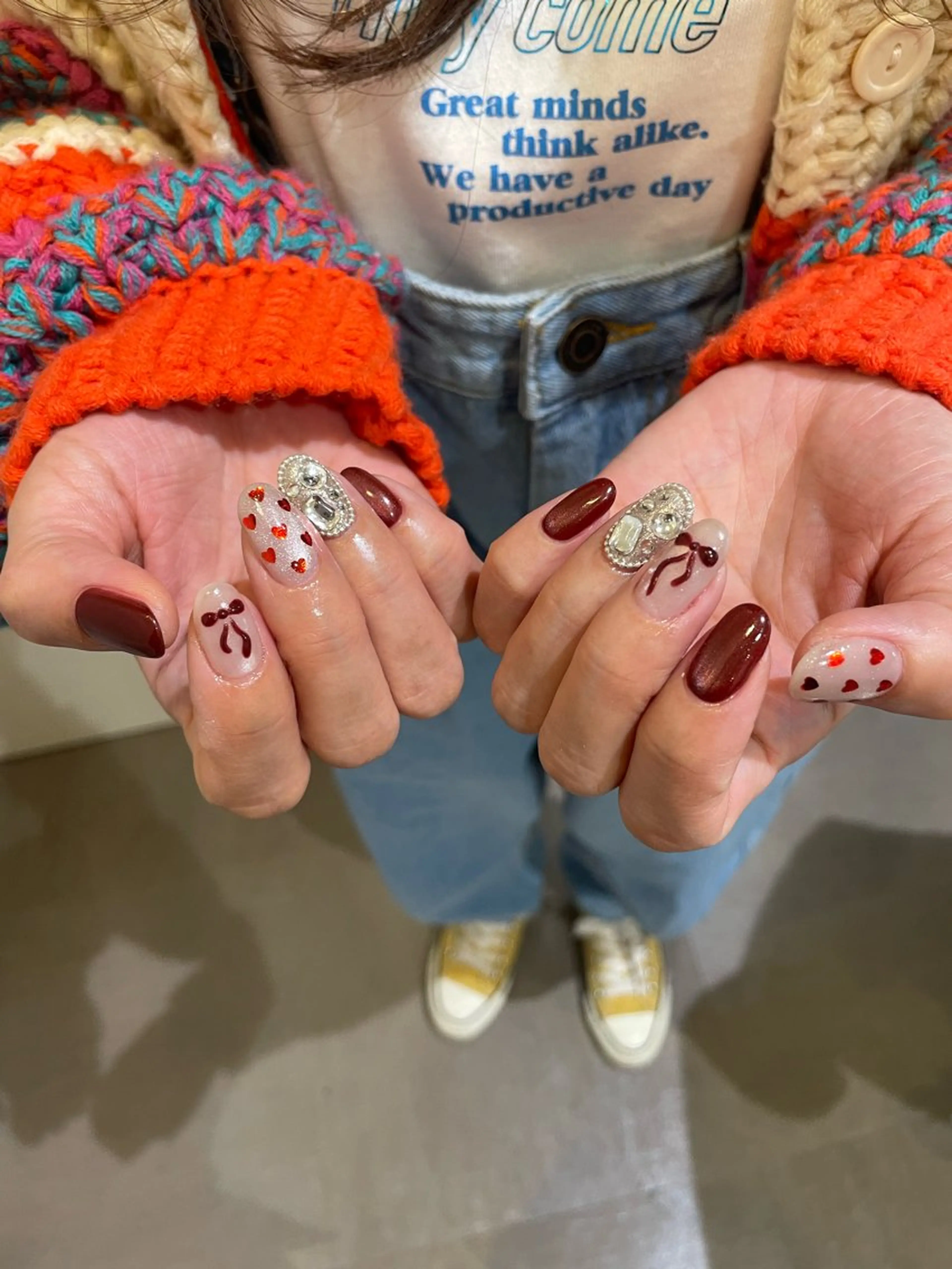 ネイル 持ち込み ハンドネイル ネイル&美肌エステ LUMIAScocoマチニワ豊川店所属・Suzuki Reikaのネイルデザイン