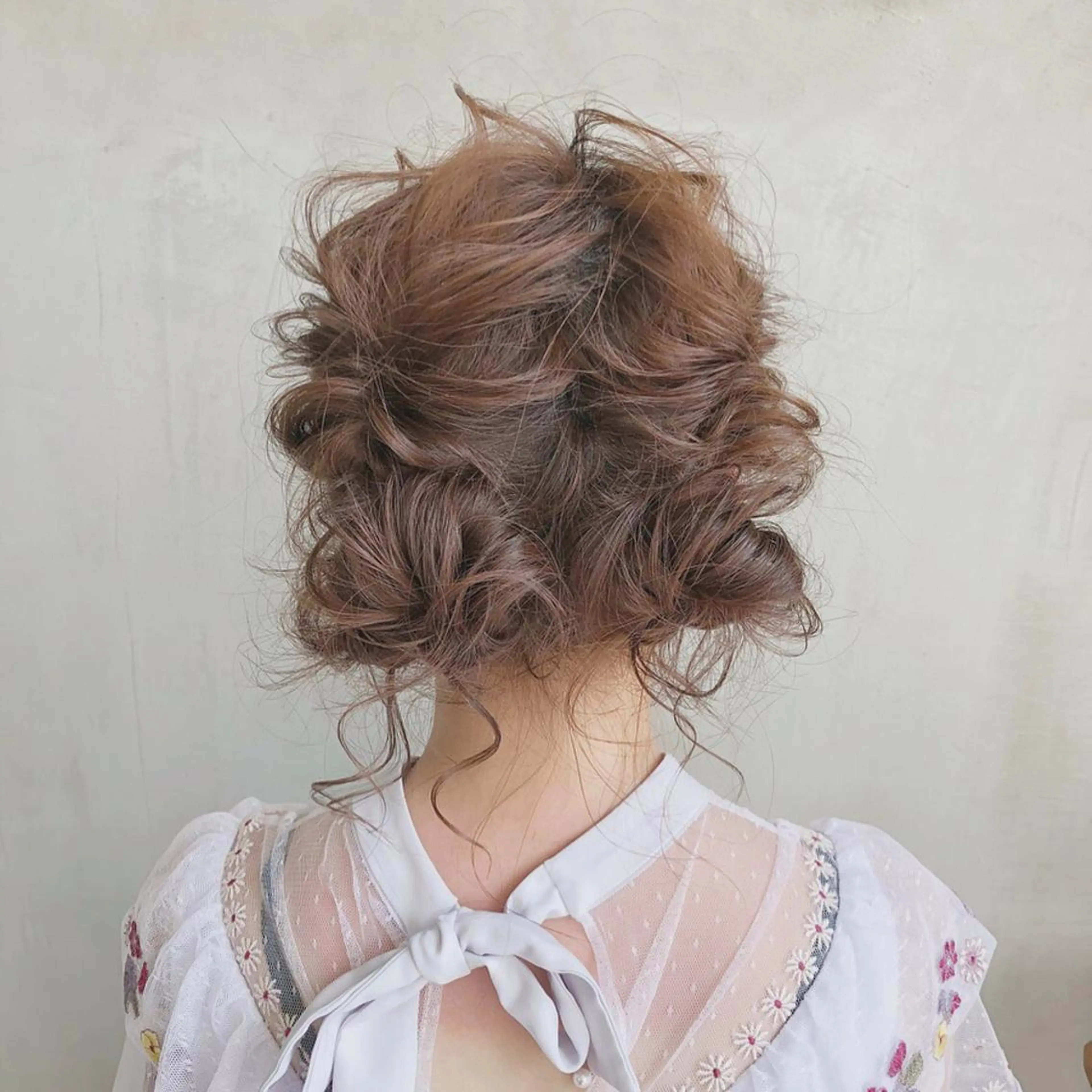 セミロング カラー ヘアアレンジ 【骨格診断カット】 ⭐️菖蒲池 隼のヘアスタイル