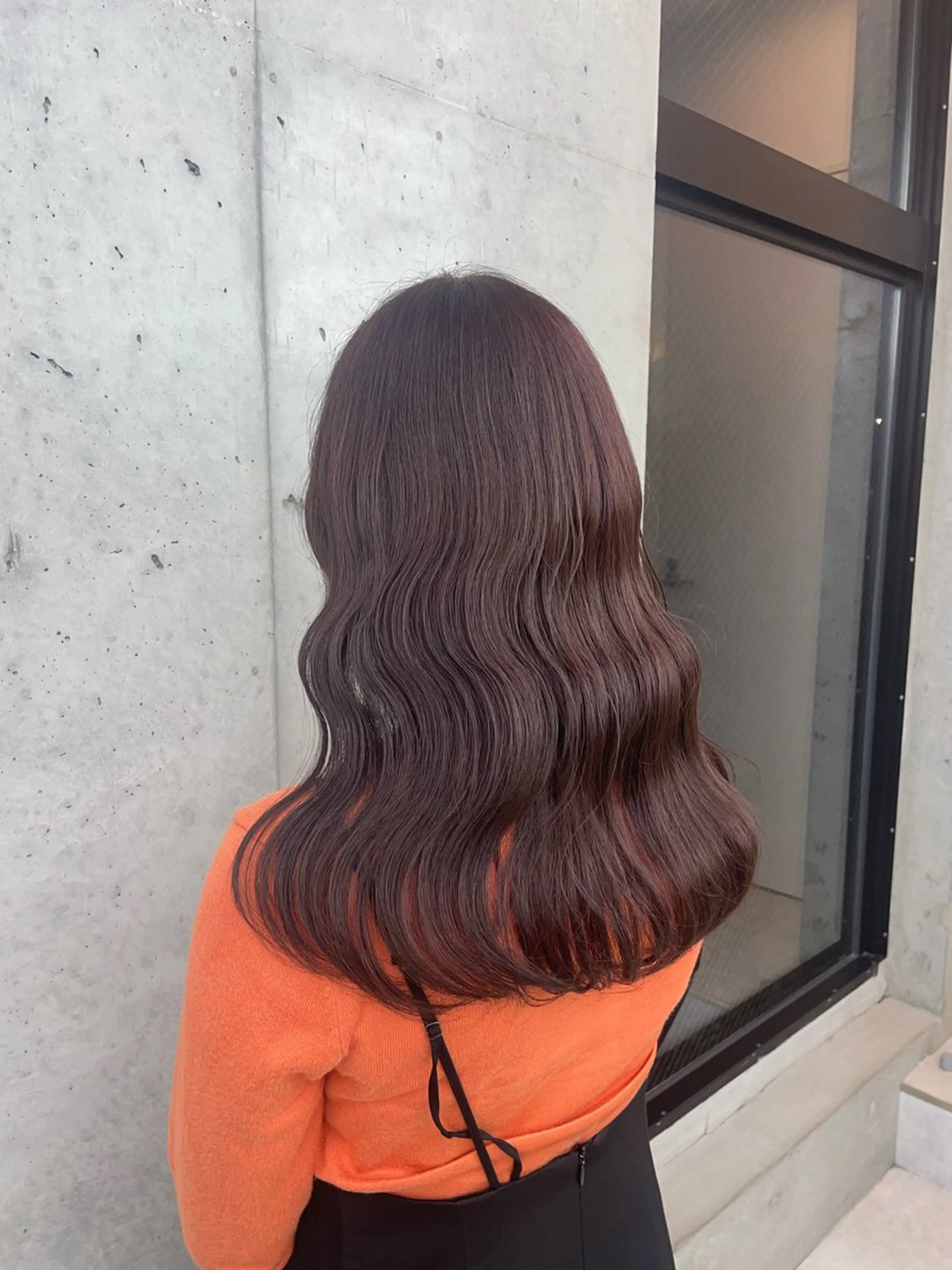 ロング カラー ブリーチ ブラウンカラー ブリーチなしカラー ピンクカラー ピンクブラウン モデル様募集中 /Seina✨️のマツエク・マツパデザイン
