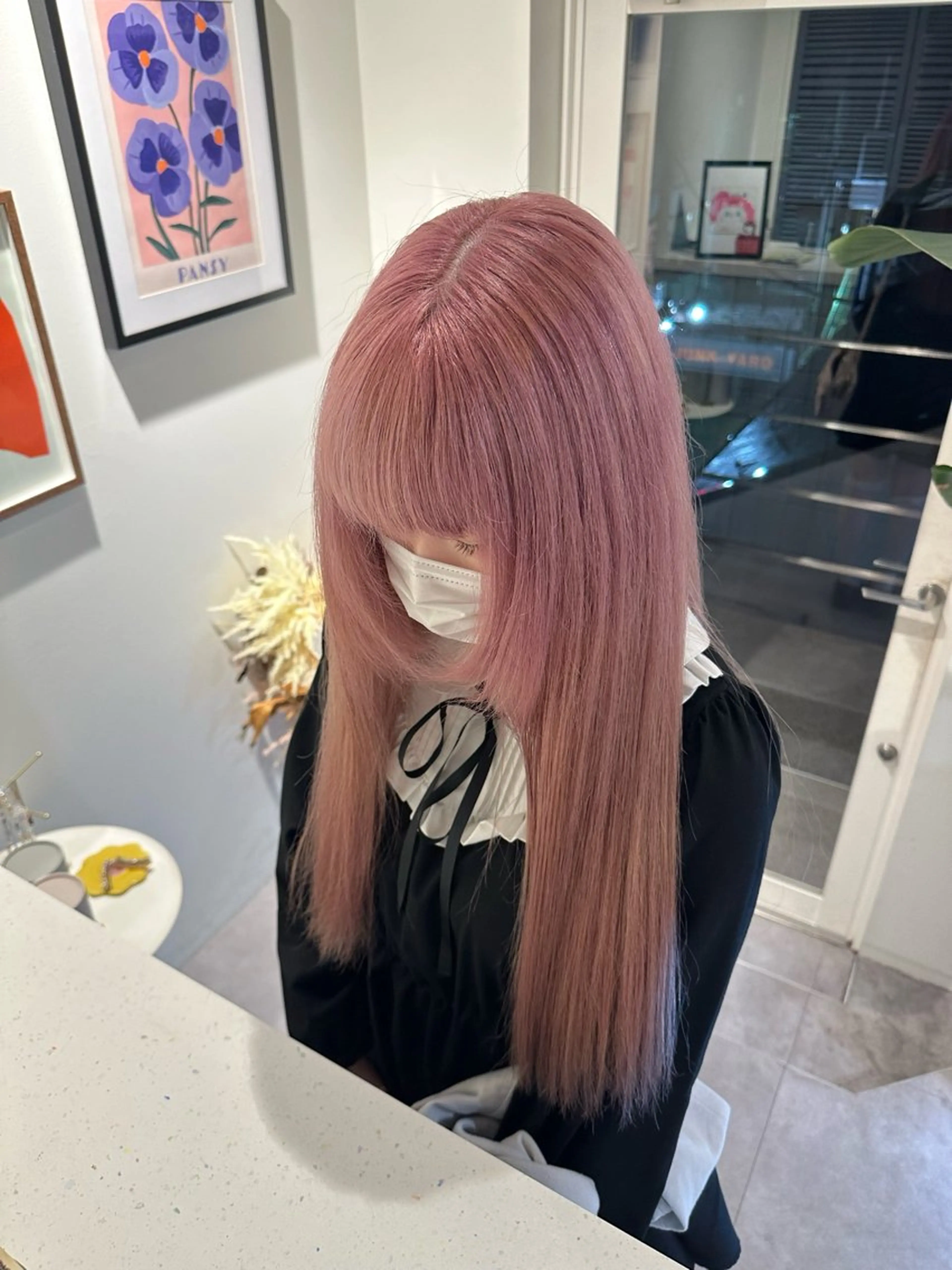 ロング カラー ヘアカラー roka  harajuku所属・HANAME ボブカット募集のヘアスタイル