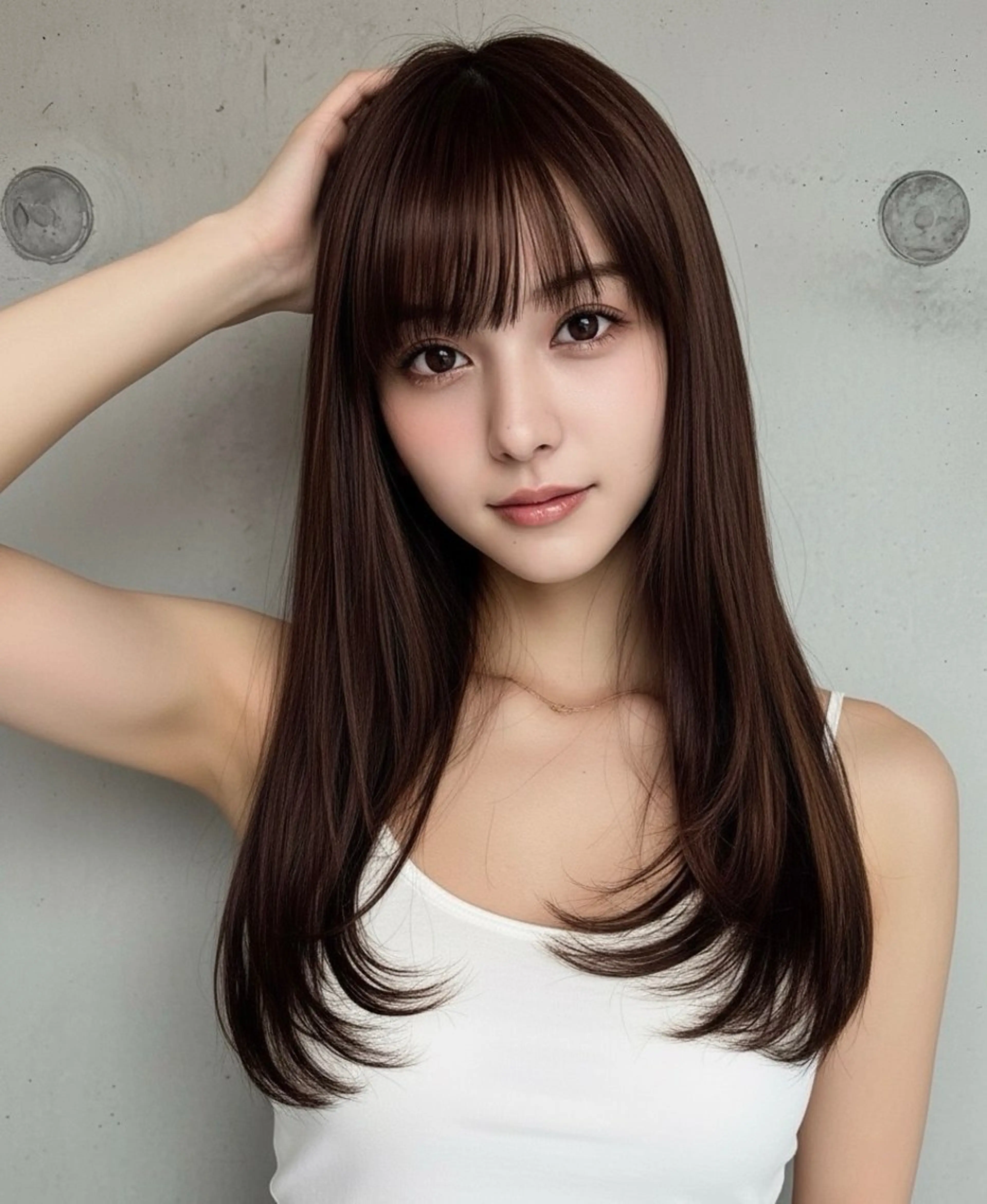 ロング くびれヘア レイヤーカット ロング カット ヘアカラー トリートメント 柔らか透明感カラー ☀️koshi☀️のヘアスタイル