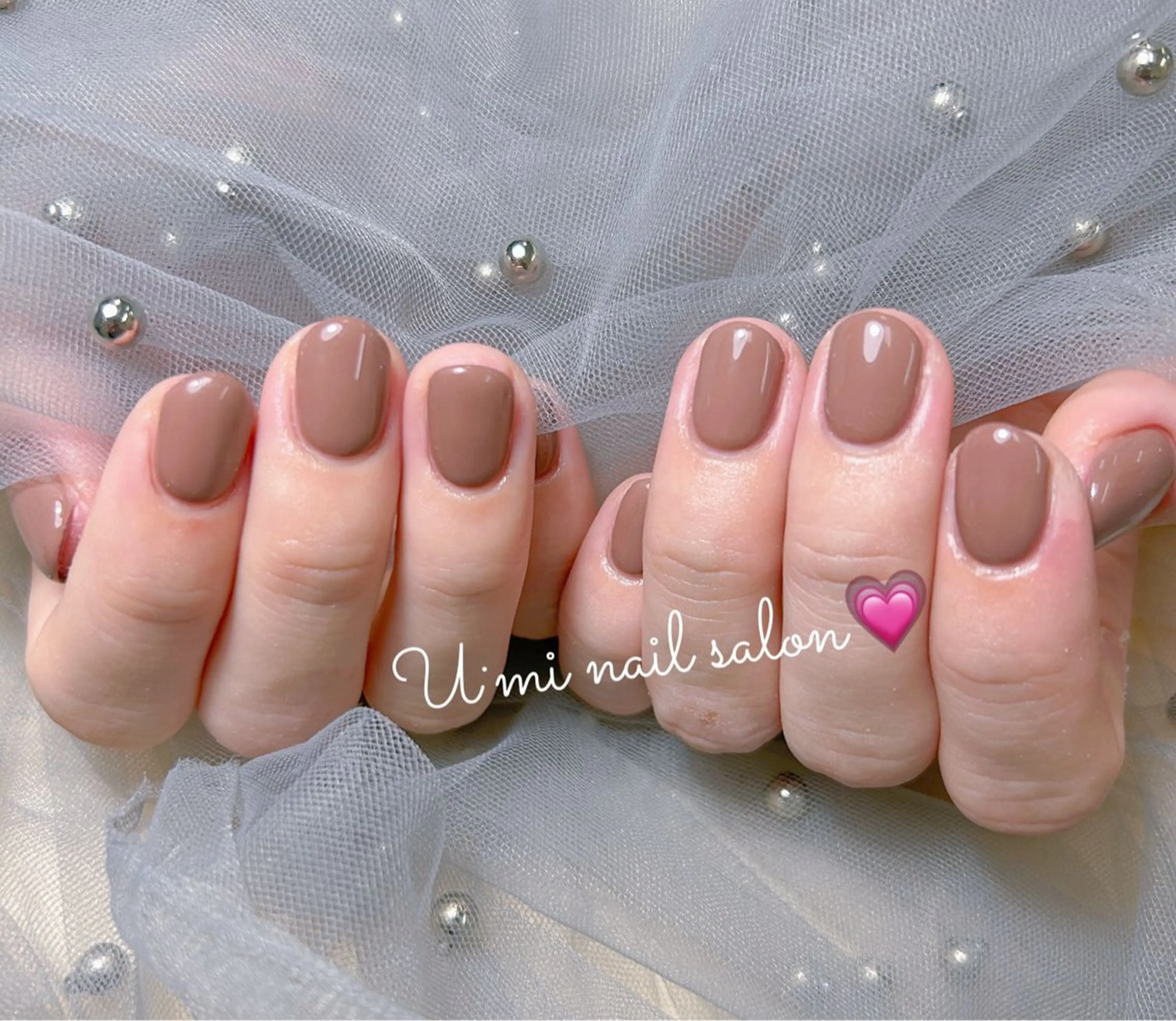ネイル ワンカラーネイル ハンドネイル Ｕ·Mi nail salon所属・u・mi  上野御徒町パラジェルのネイルデザイン