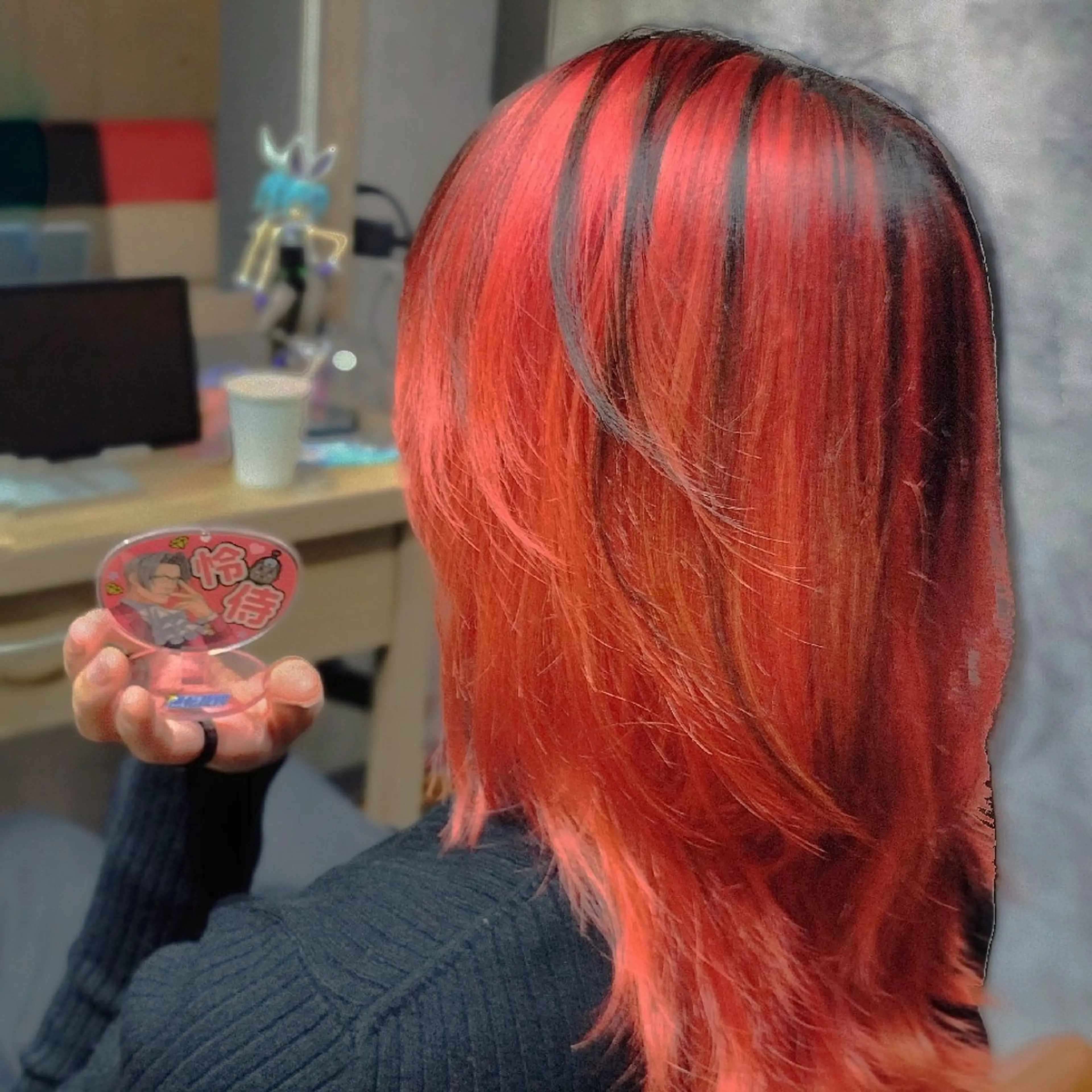 カラー セミロング ヲタクに美容室は難しい所属・カットモデル募集中 🥀タカハシ🥀のヘアスタイル