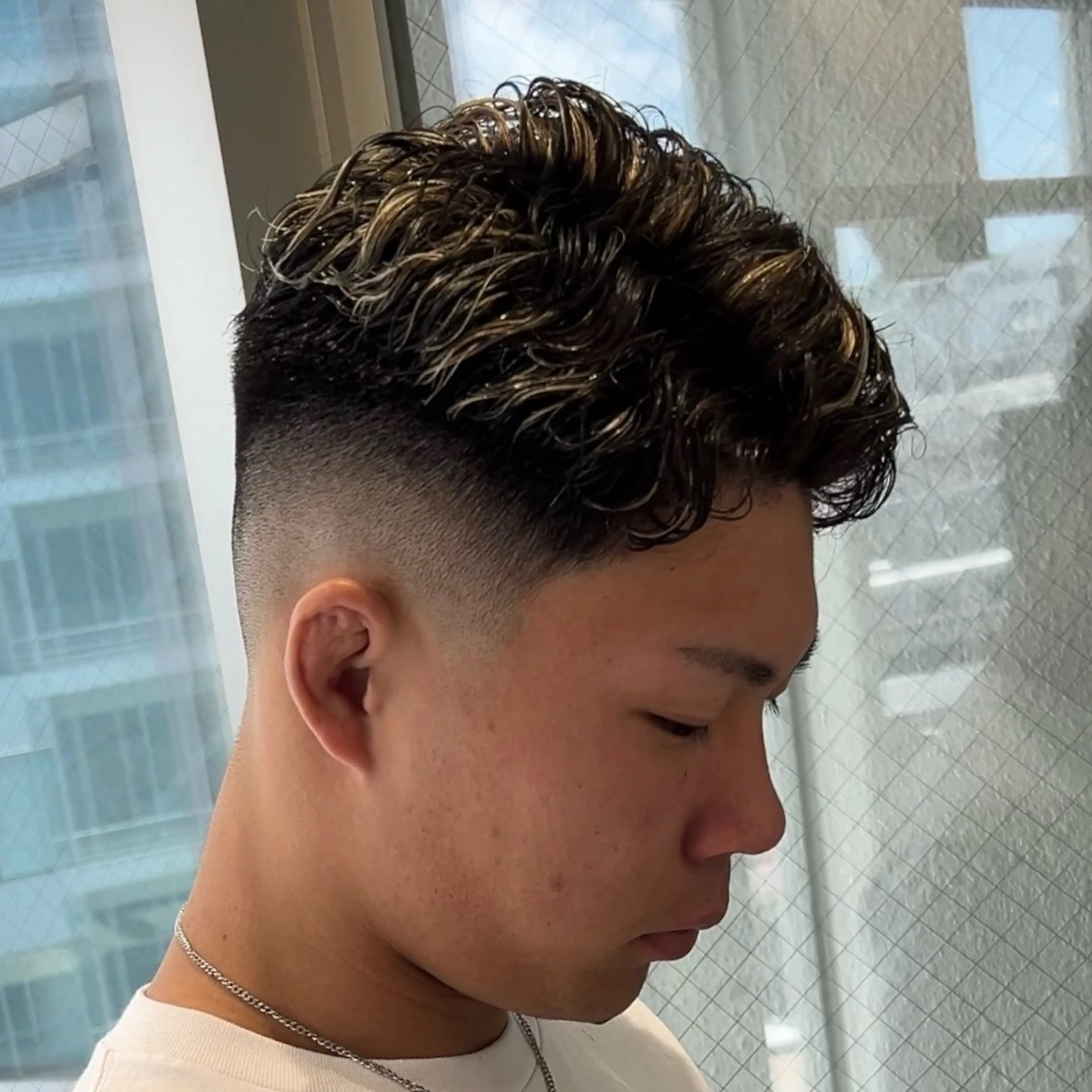 メンズ レイヤー モデル募集中下村 伯のヘアスタイル