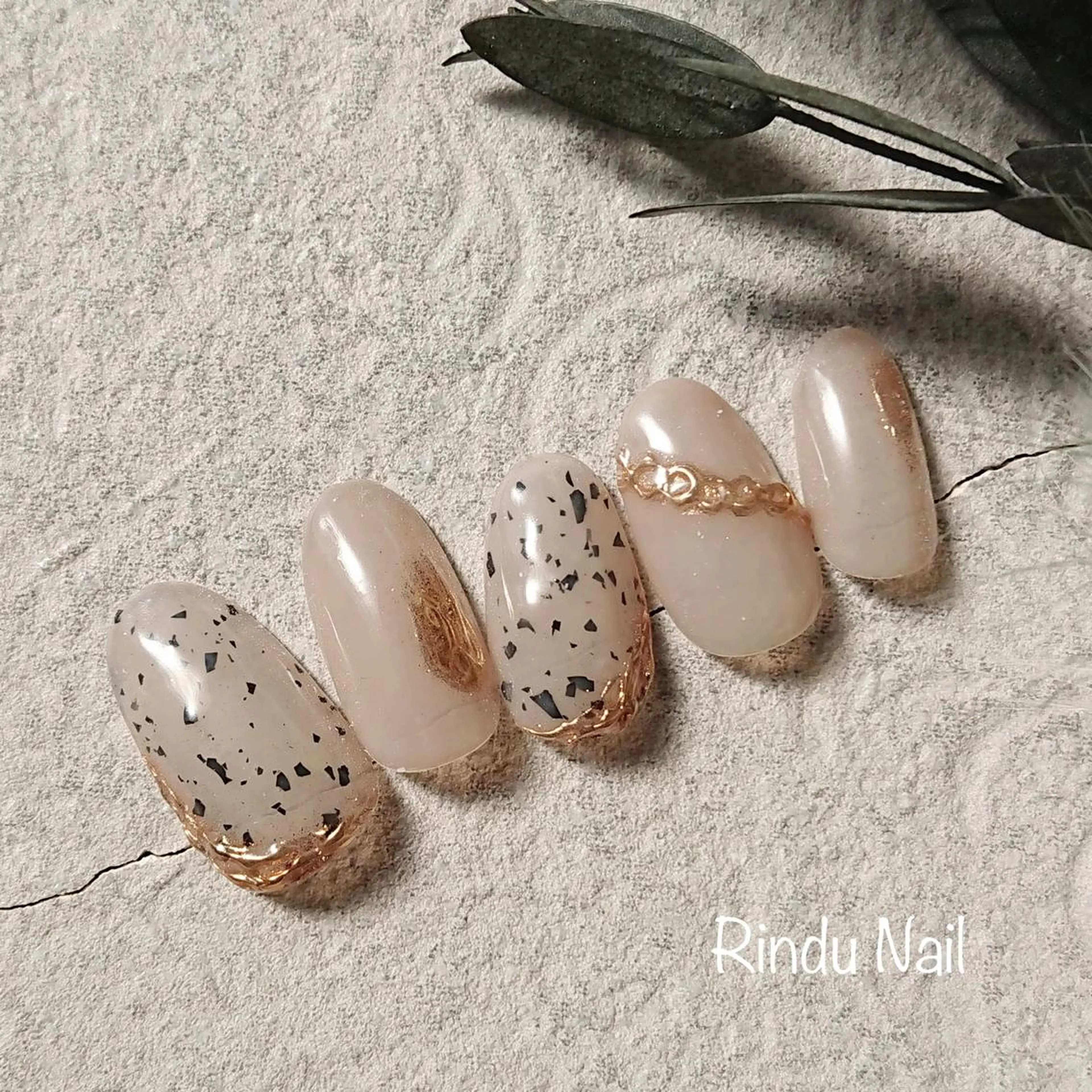 ネイル ニュアンスネイル Rindu Nail 名駅miniのネイルデザイン