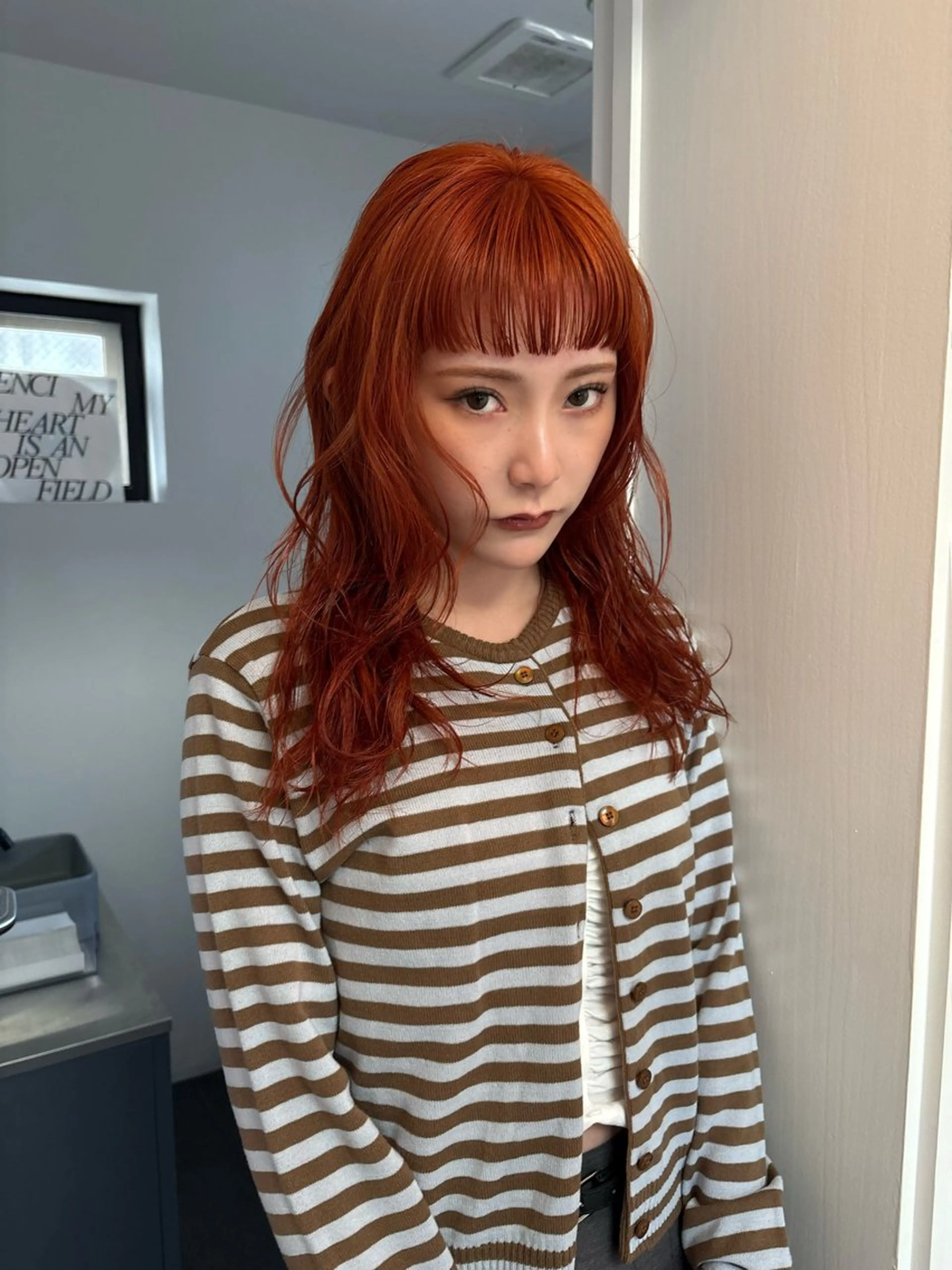 ブリーチなしダブルカラー+カット+トリートメントの写真