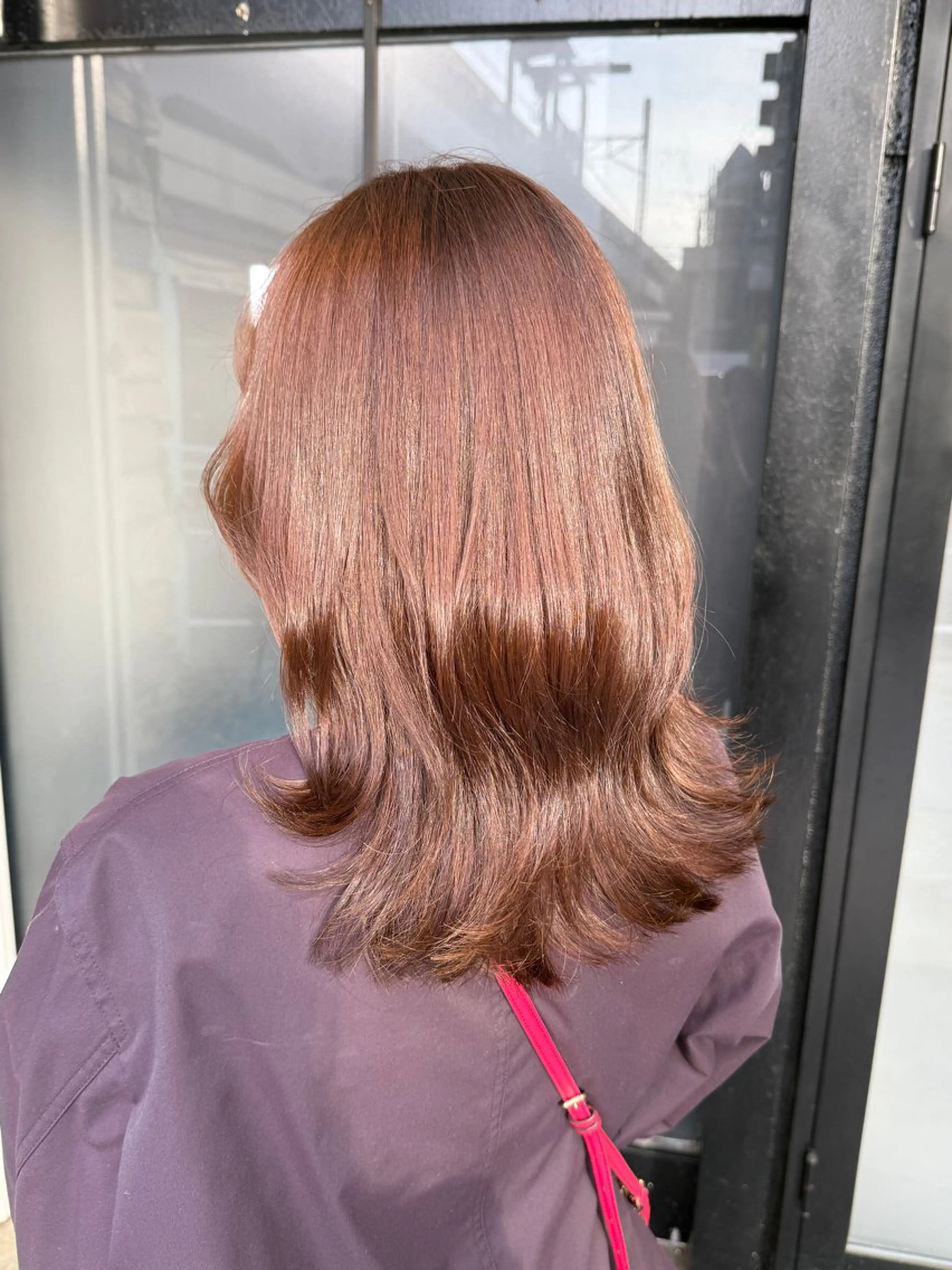 セミロング カラー ヘアカラー 透明感カラー/パーマ 🌀アオノのヘアスタイル